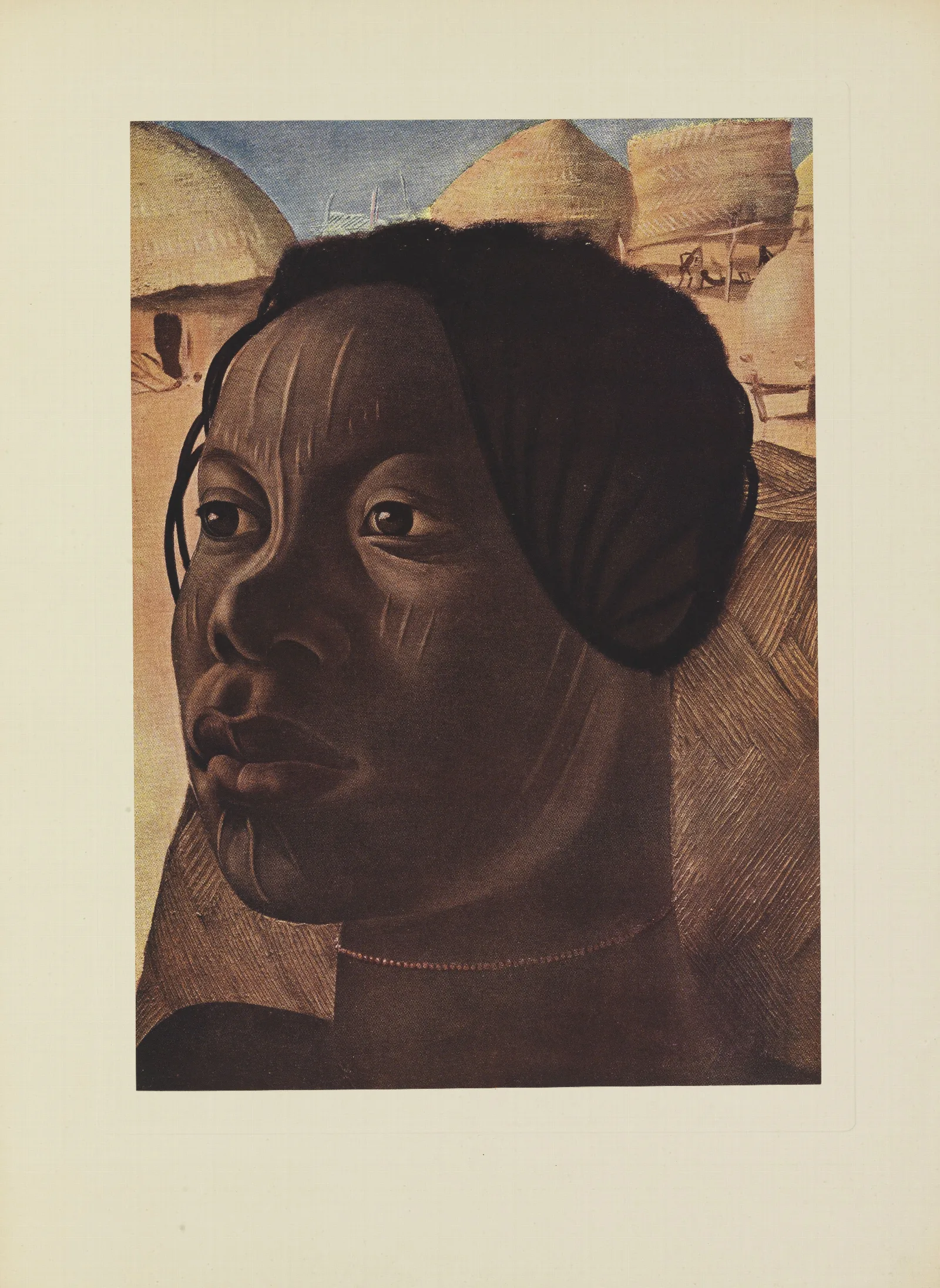 Aoua Femme Banda Ialinga Wall Art by Alexandre Jacovleff - Canvas Print