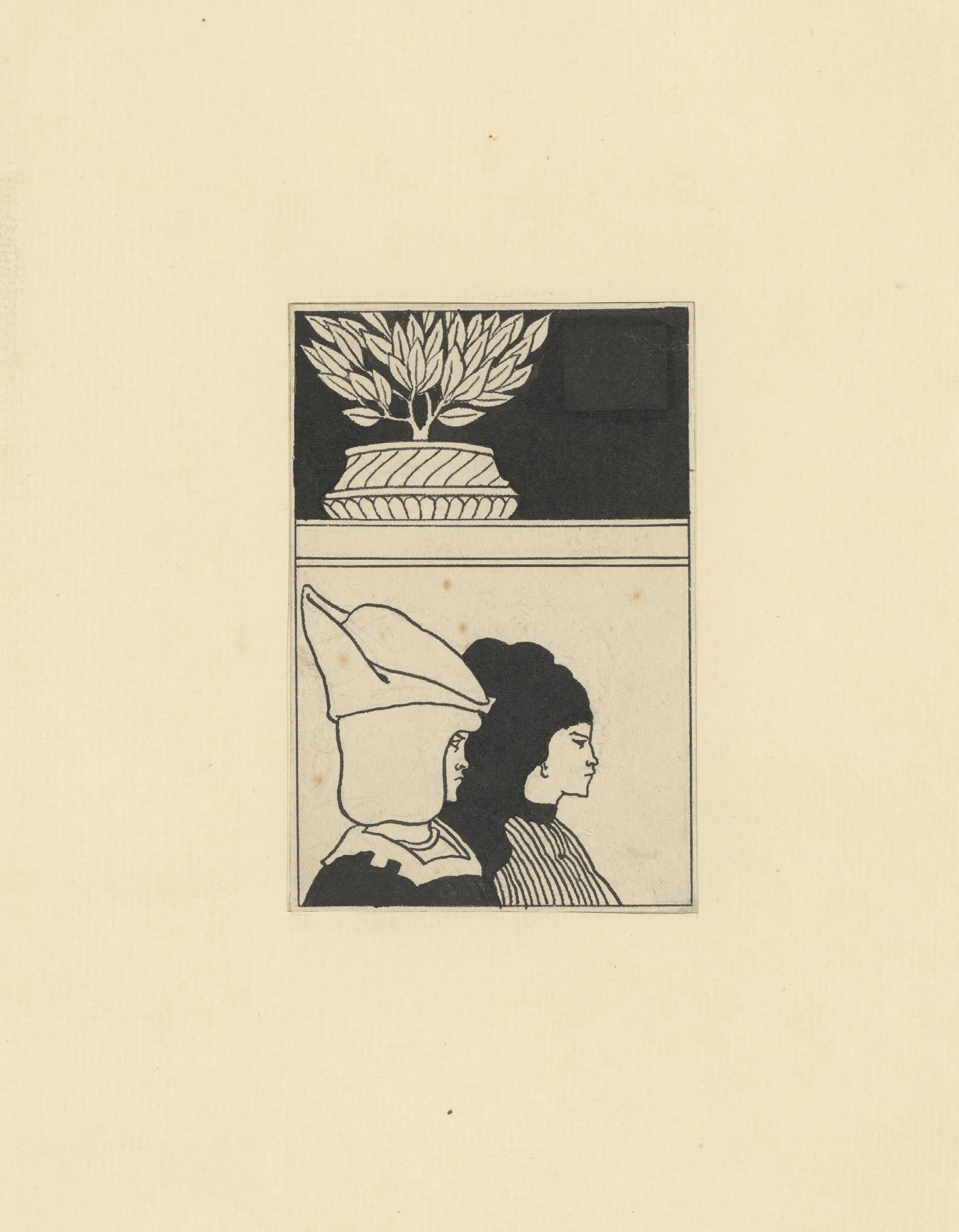 Illustrations By Aubrey Beardsley For King Arthur Pl 09 Wall Art by Aubrey Vincent Beardsley - Canvas Print