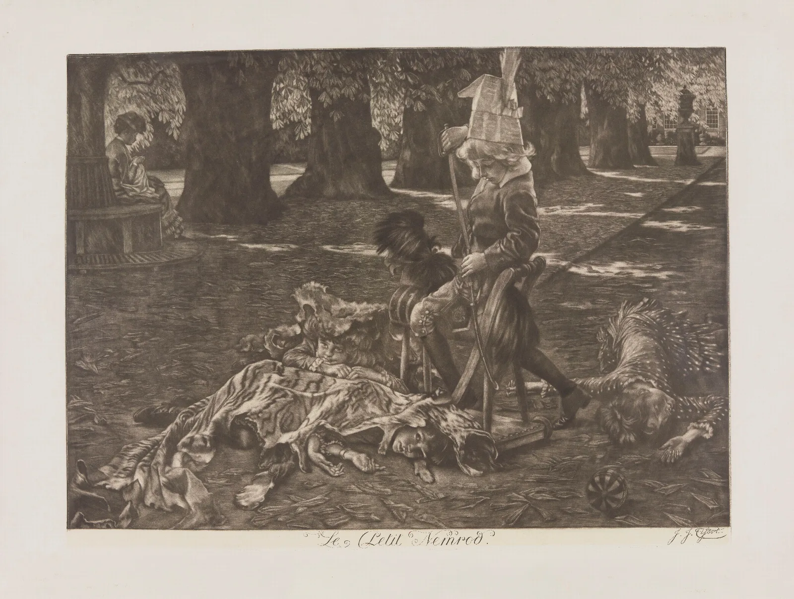Le Petit Nemrod Wall Art by James Tissot - Canvas Print