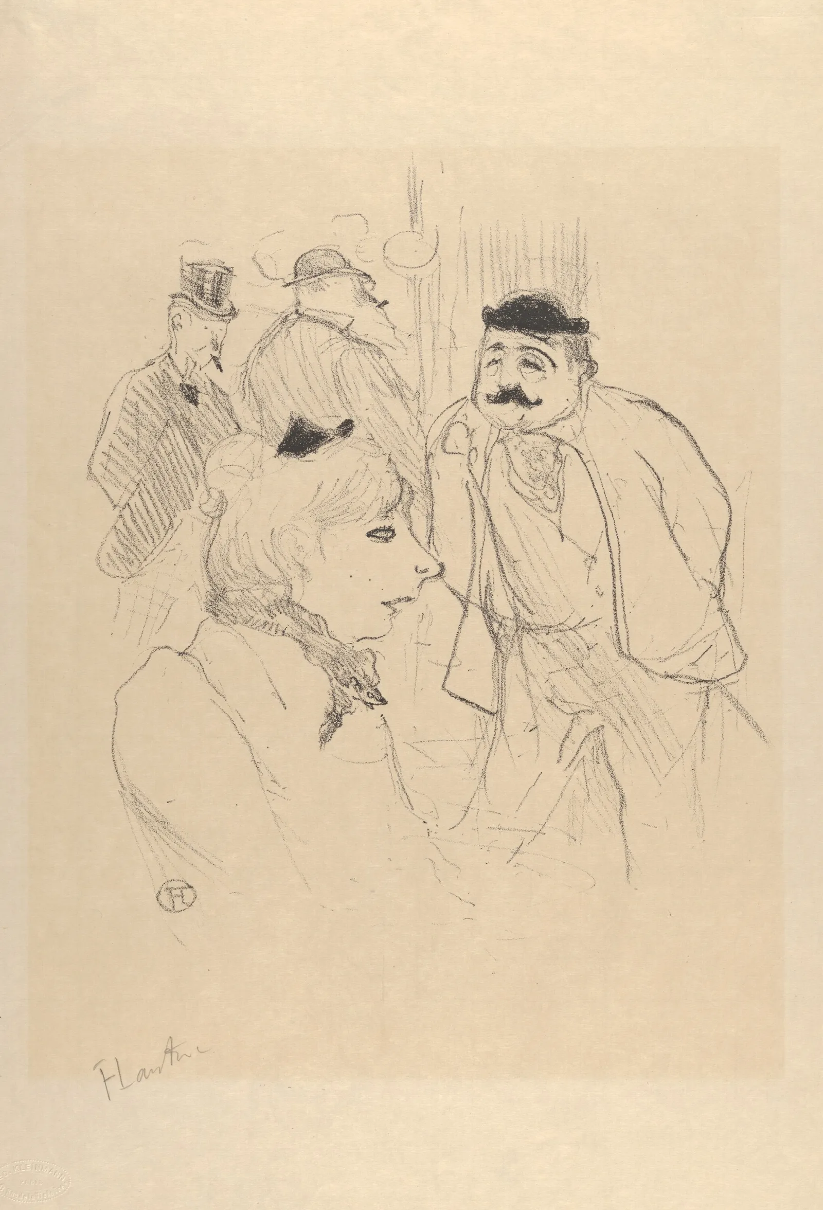La Tige Moulin Rouge Wall Art by Henri de Toulouse-Lautrec - Canvas Print