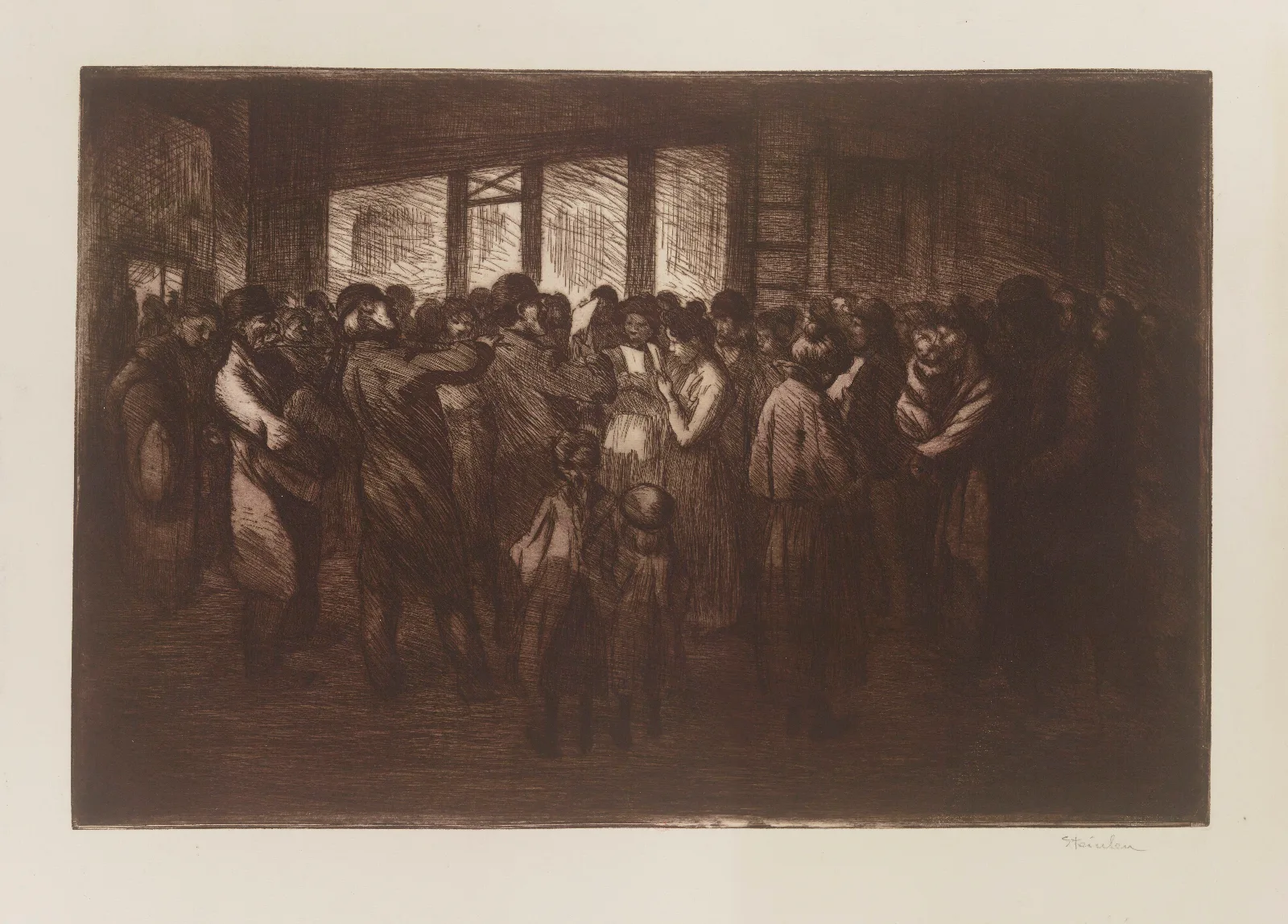 Les Grands Chanteurs De Rue Wall Art by Théophile Alexandre Steinlen - Canvas Print