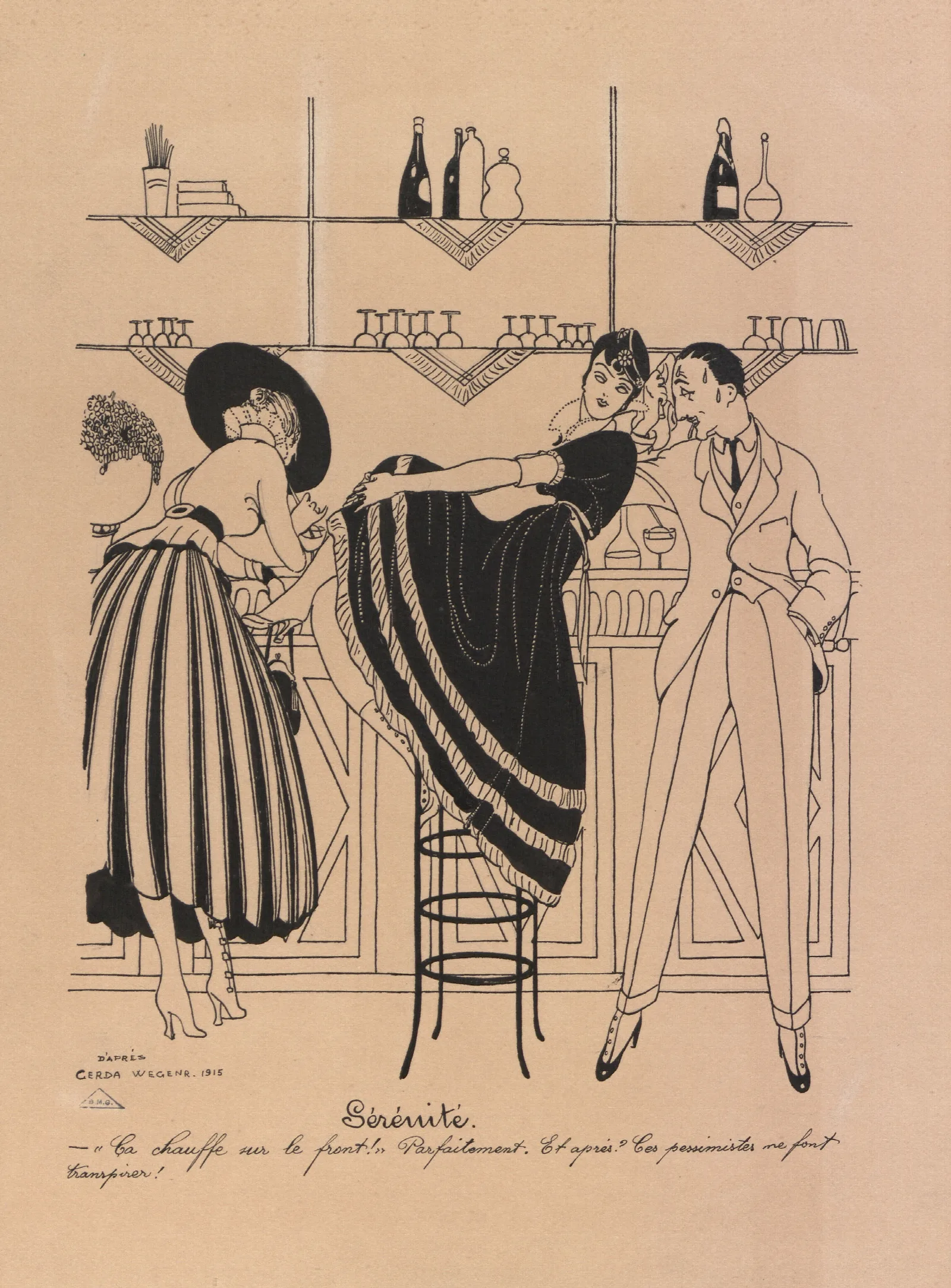 Serenite Wall Art by Gerda Wegener - Canvas Print