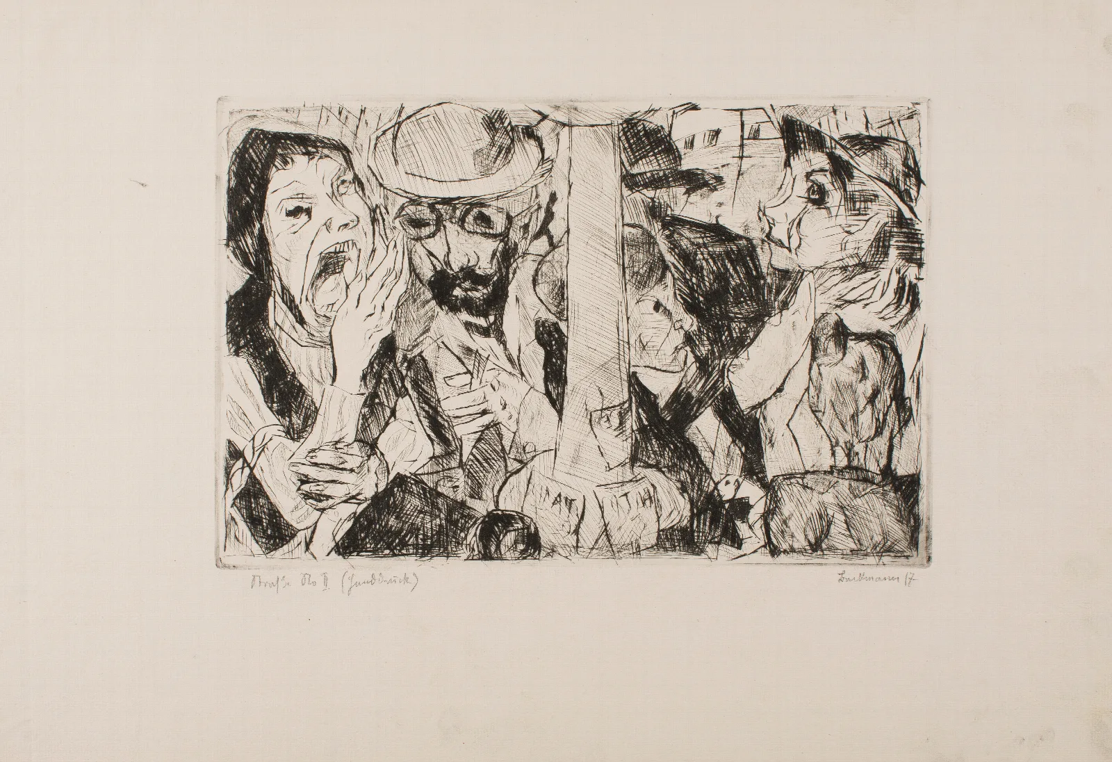 Street Ii Wall Art by Max Beckmann - Canvas Print