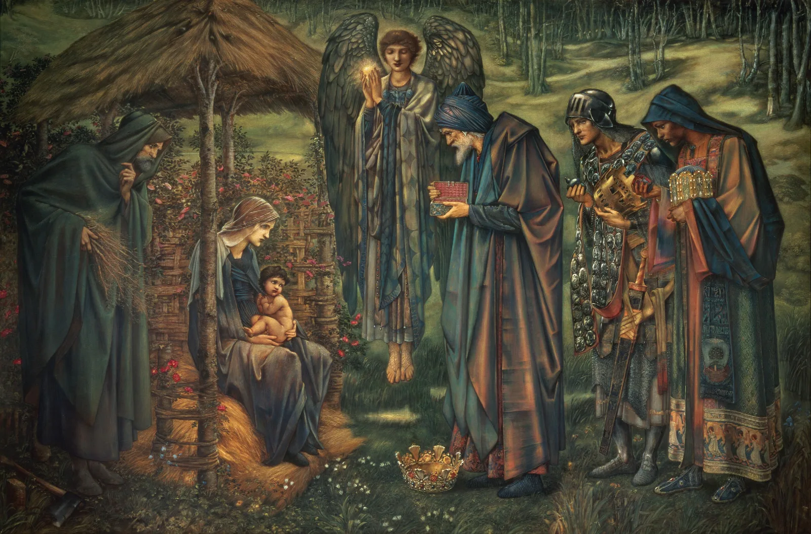 The Star Of Bethlehem Wall Art by Sir Edward Coley Burne-Jones - Canvas Print
