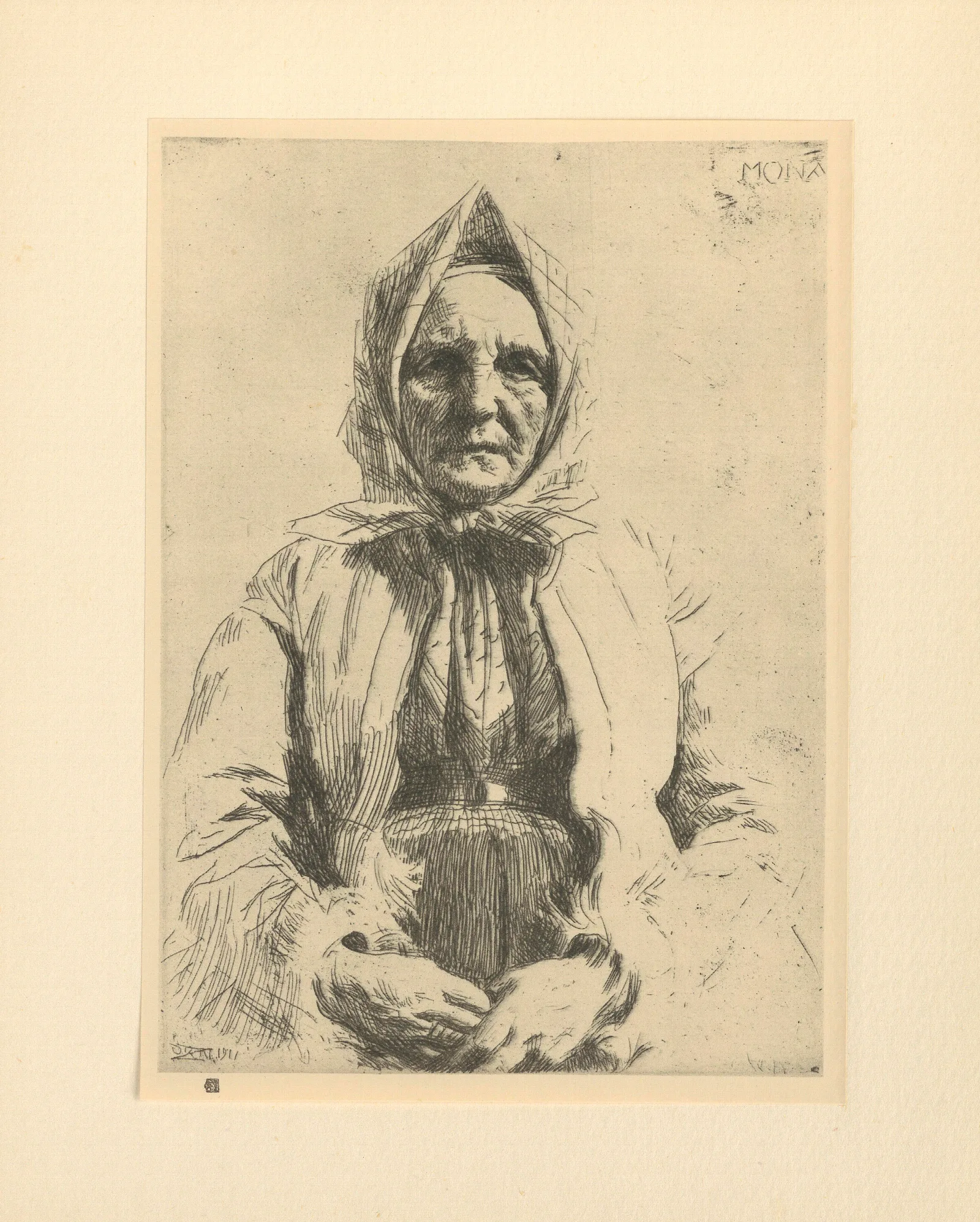 Mona Wall Art by Anders Zorn - Canvas Print