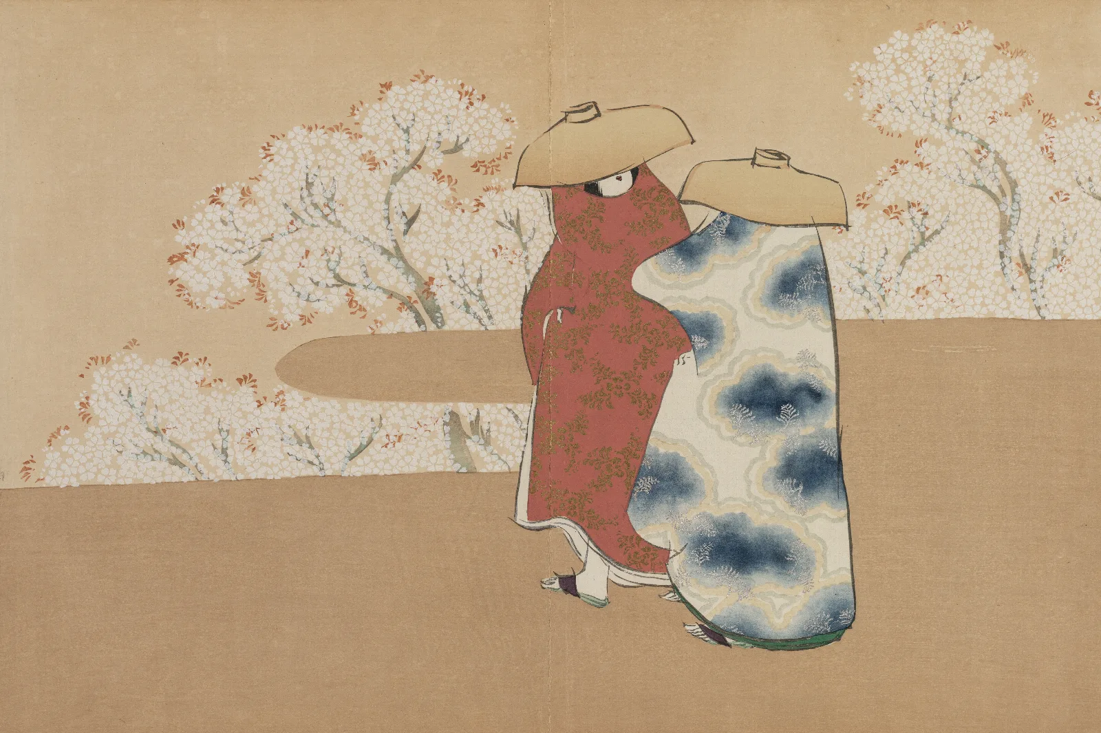 The Third Month Yayoi Wall Art by Kamisaka Sekka - Canvas Print