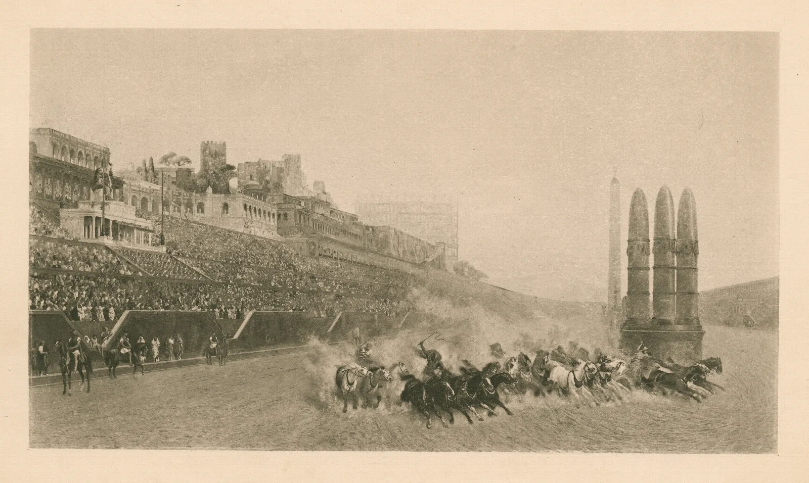 Circus Maximus Wall Art by Jean-Léon Gérôme - Canvas Print