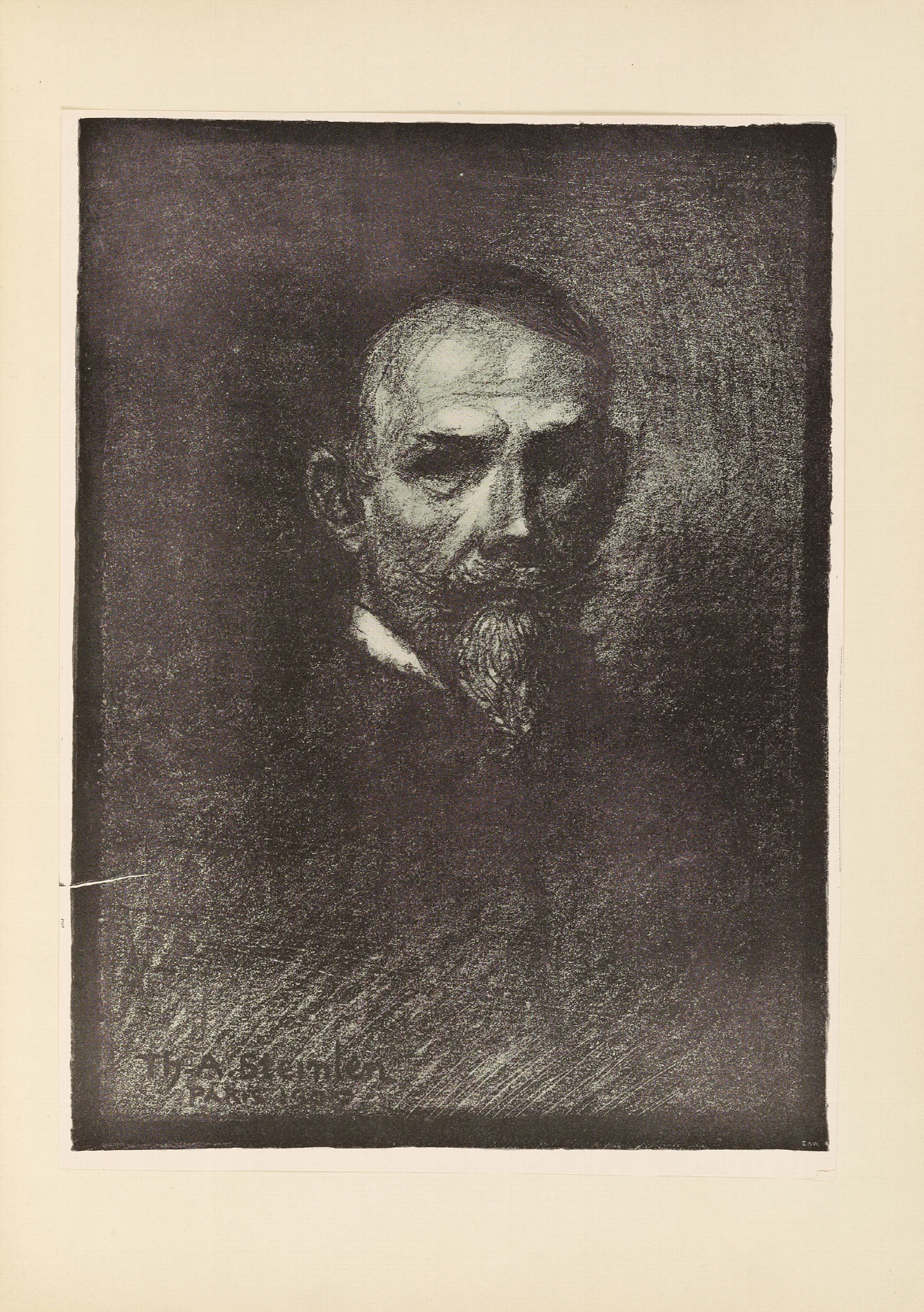 Portrait Of Steinlen Wall Art by Théophile Alexandre Steinlen - Canvas Print
