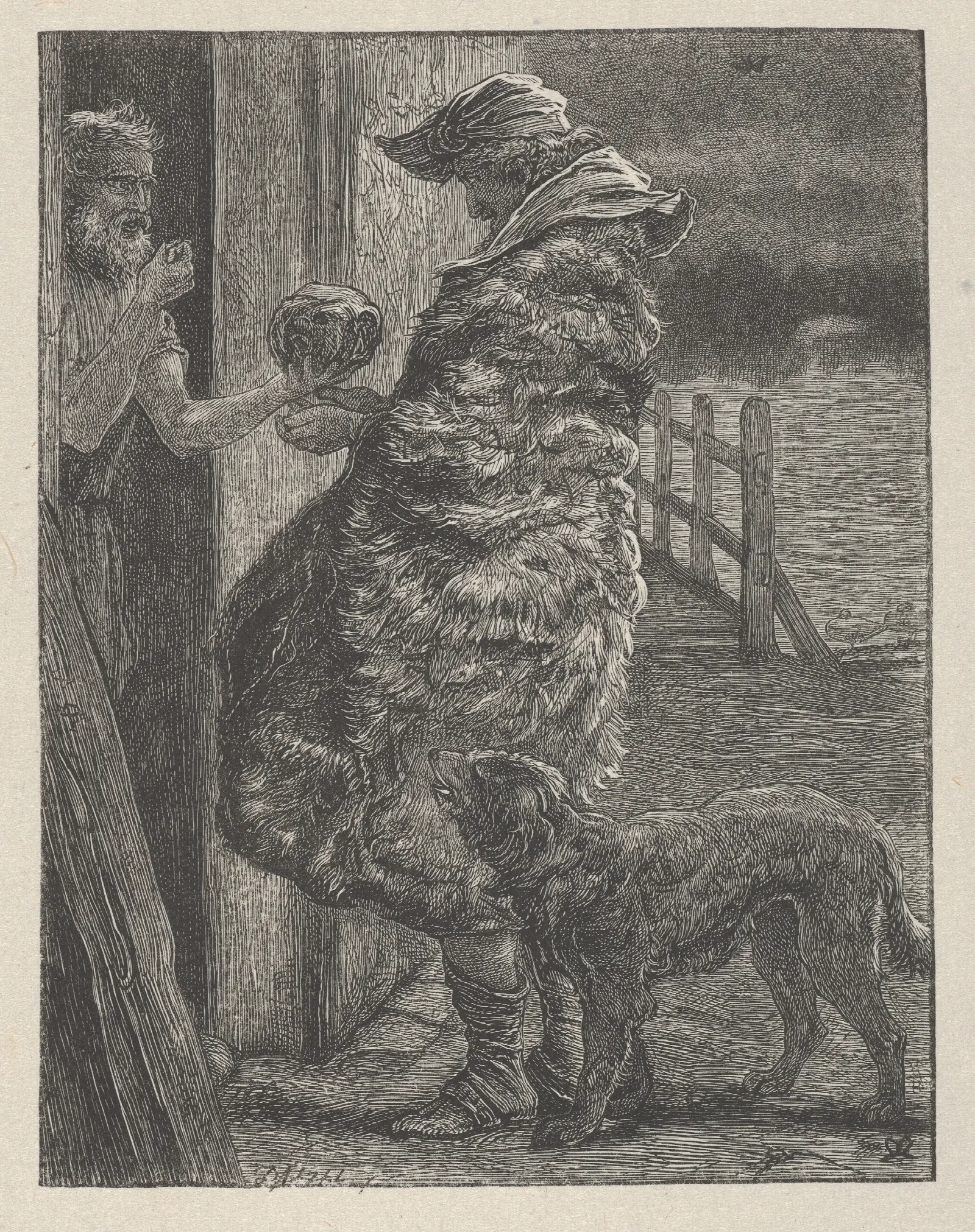 The Importunate Friend Wall Art by Sir John Everett Millais - Canvas Print