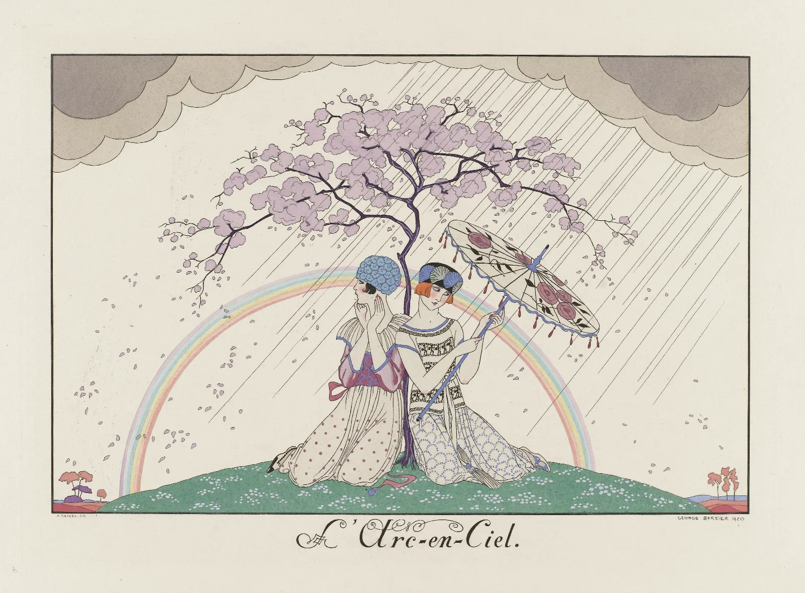 Larc En Ciel 4 Wall Art by George Barbier - Canvas Print