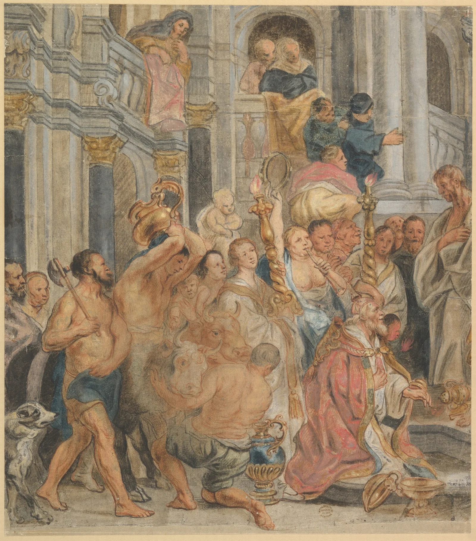Saint Paul At Lystra Wall Art by Jacob Jordaens - Canvas Print
