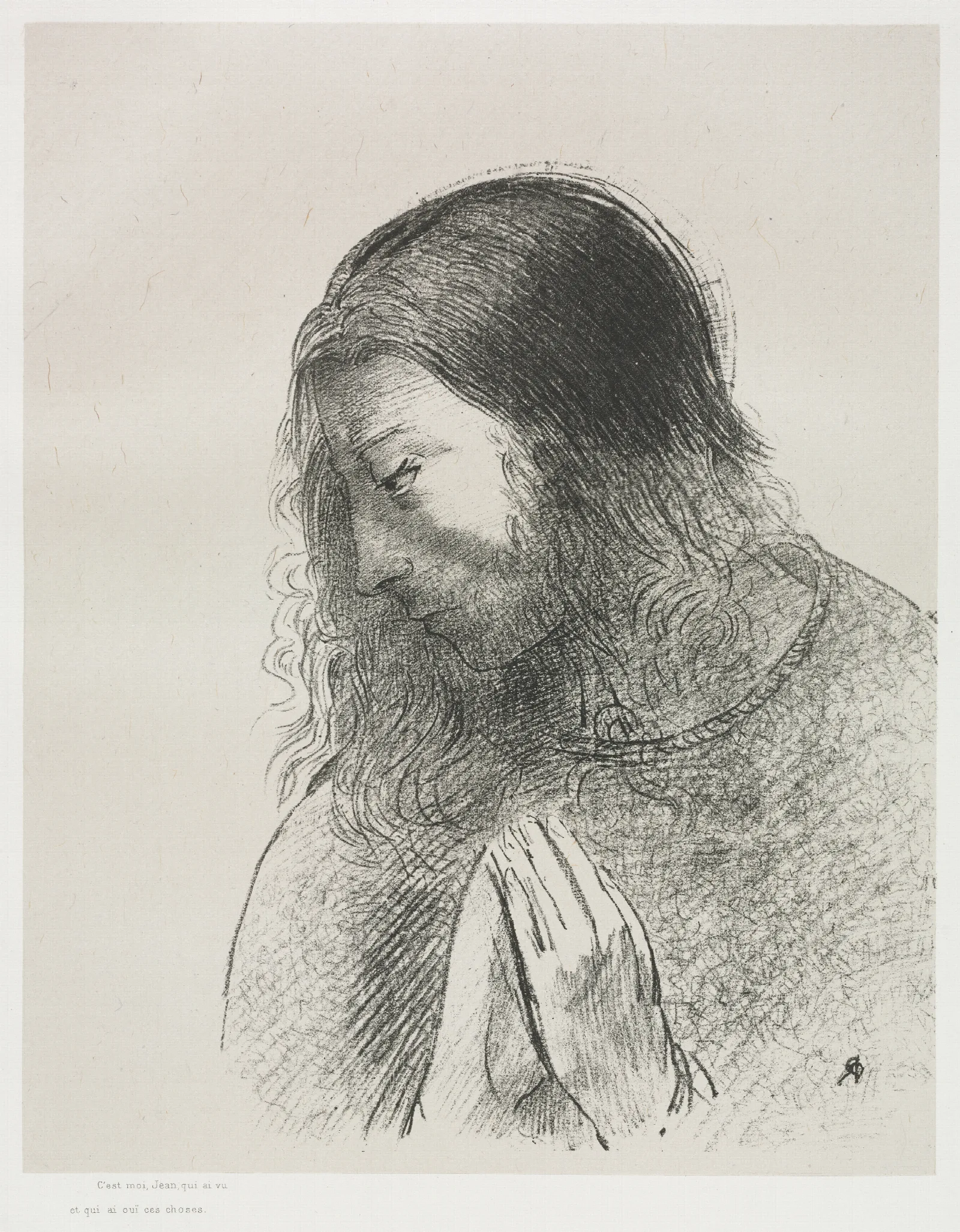 And I John Saw These Things And Heard Them Wall Art by Odilon Redon - Canvas Print