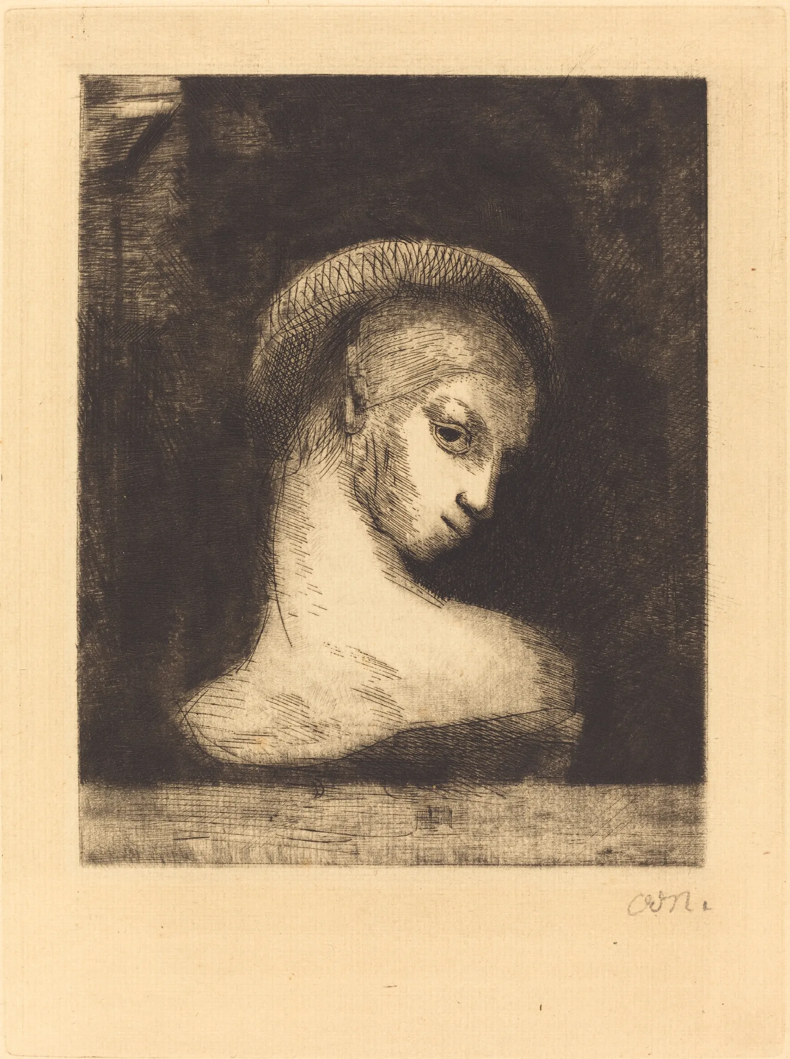Perversite Perversity Wall Art by Odilon Redon - Canvas Print