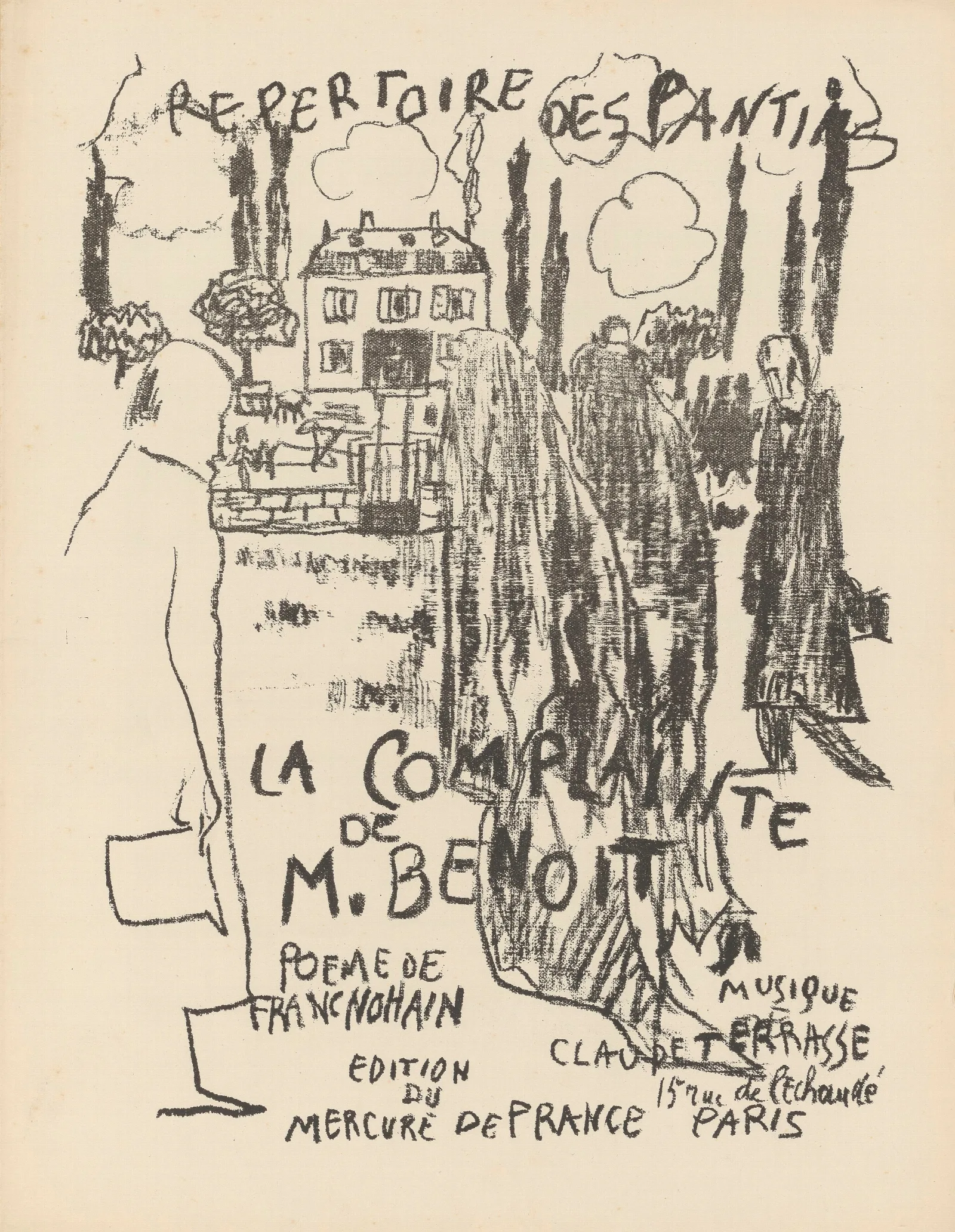 La Complainte De M Benoit Wall Art by Pierre Bonnard - Canvas Print