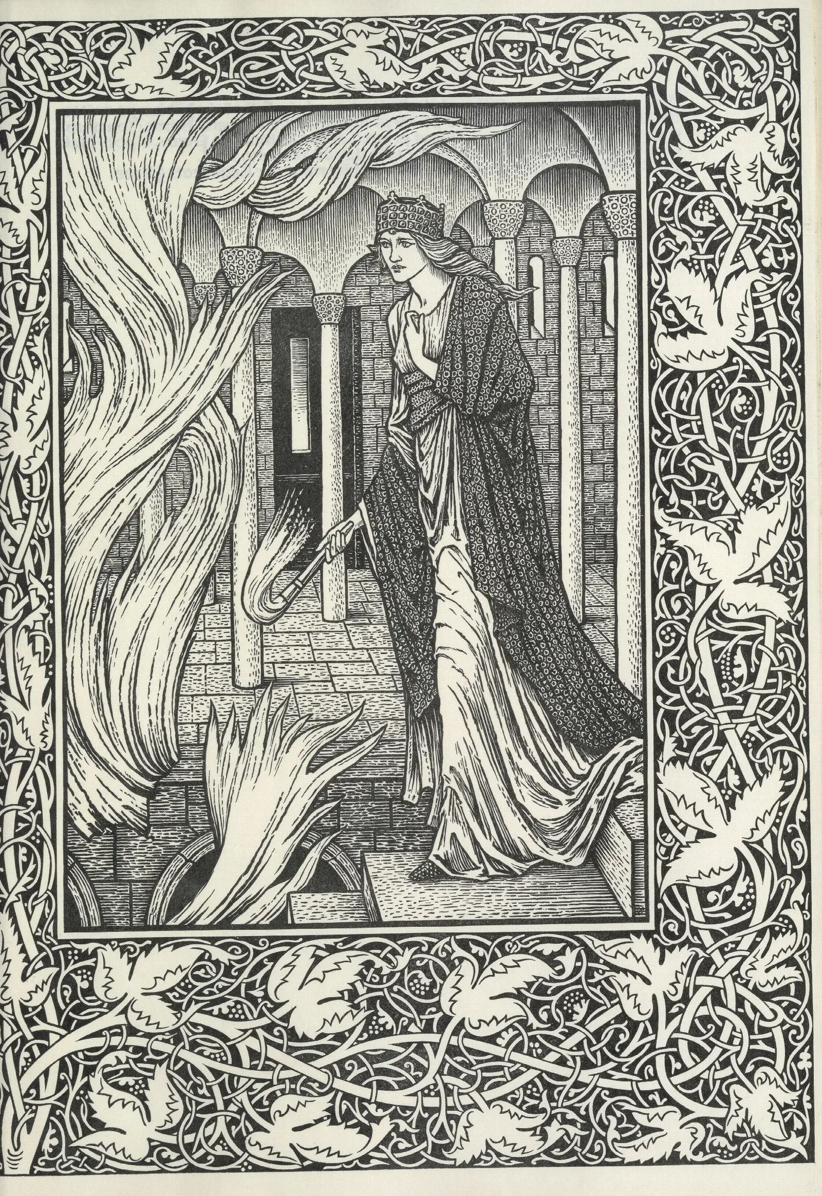 The Story Of Sigurd The Volsung And The Fall Of The Niblungs Wall Art by Sir Edward Coley Burne-Jones - Canvas Print