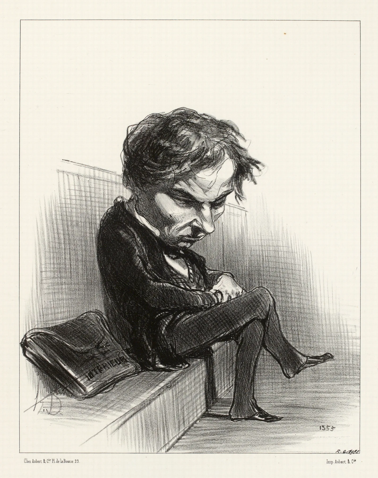 Dufaure Wall Art by Honoré Daumier - Canvas Print