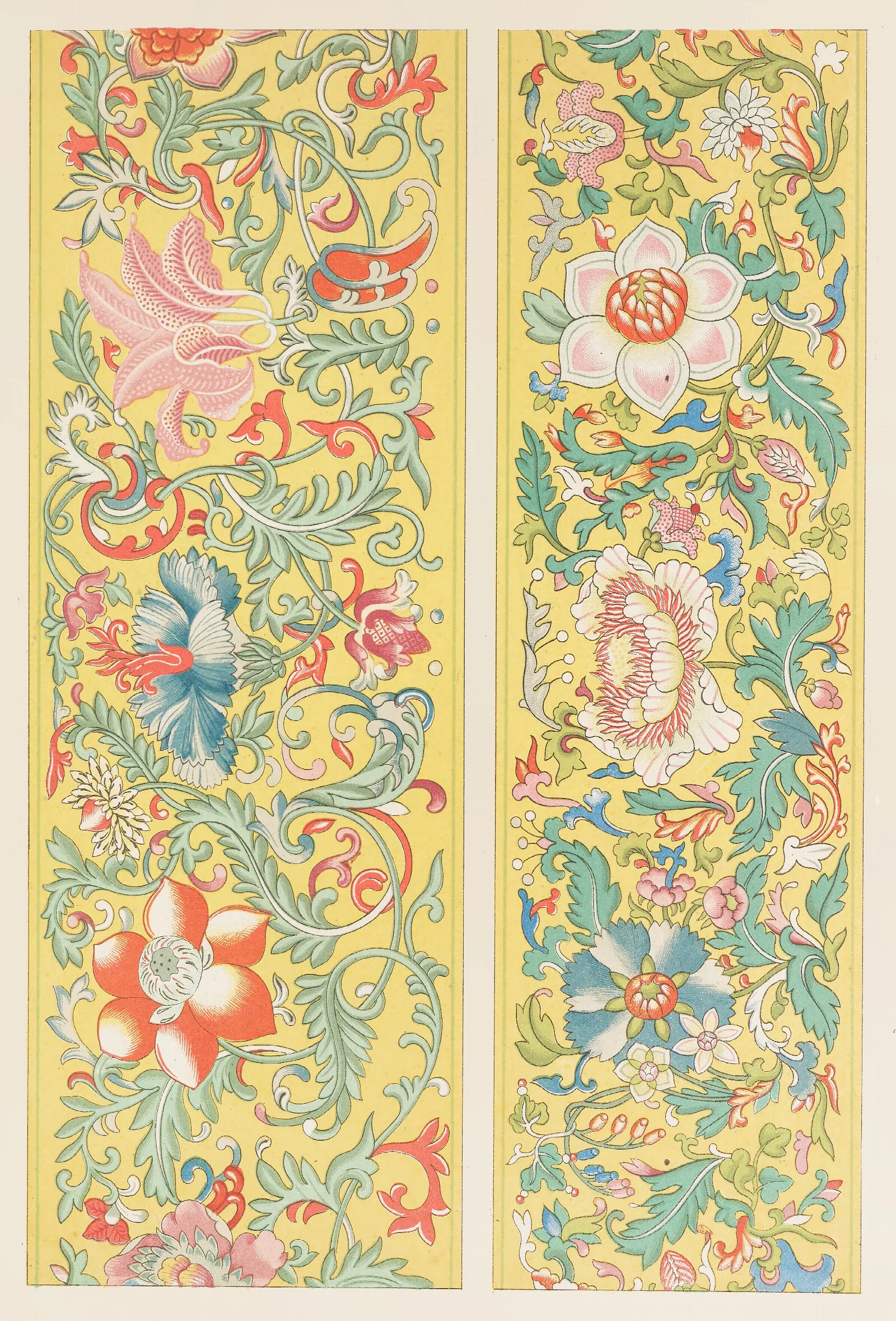 Examples Of Chinese Ornament Pl 48 Wall Art by Owen Jones - Canvas Print