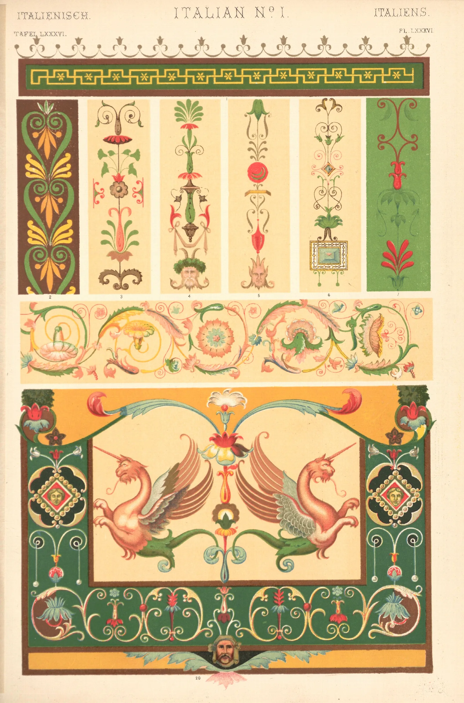 Italian No 1 3 Wall Art by Owen Jones - Canvas Print