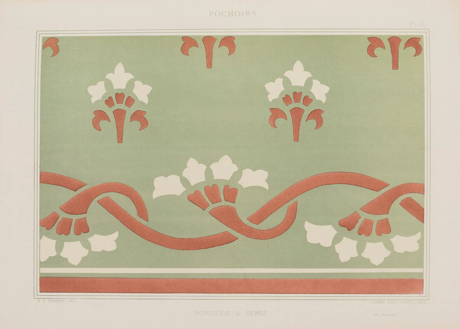 Bordure Semis Wall Art by Maurice Pillard Verneuil - Canvas Print