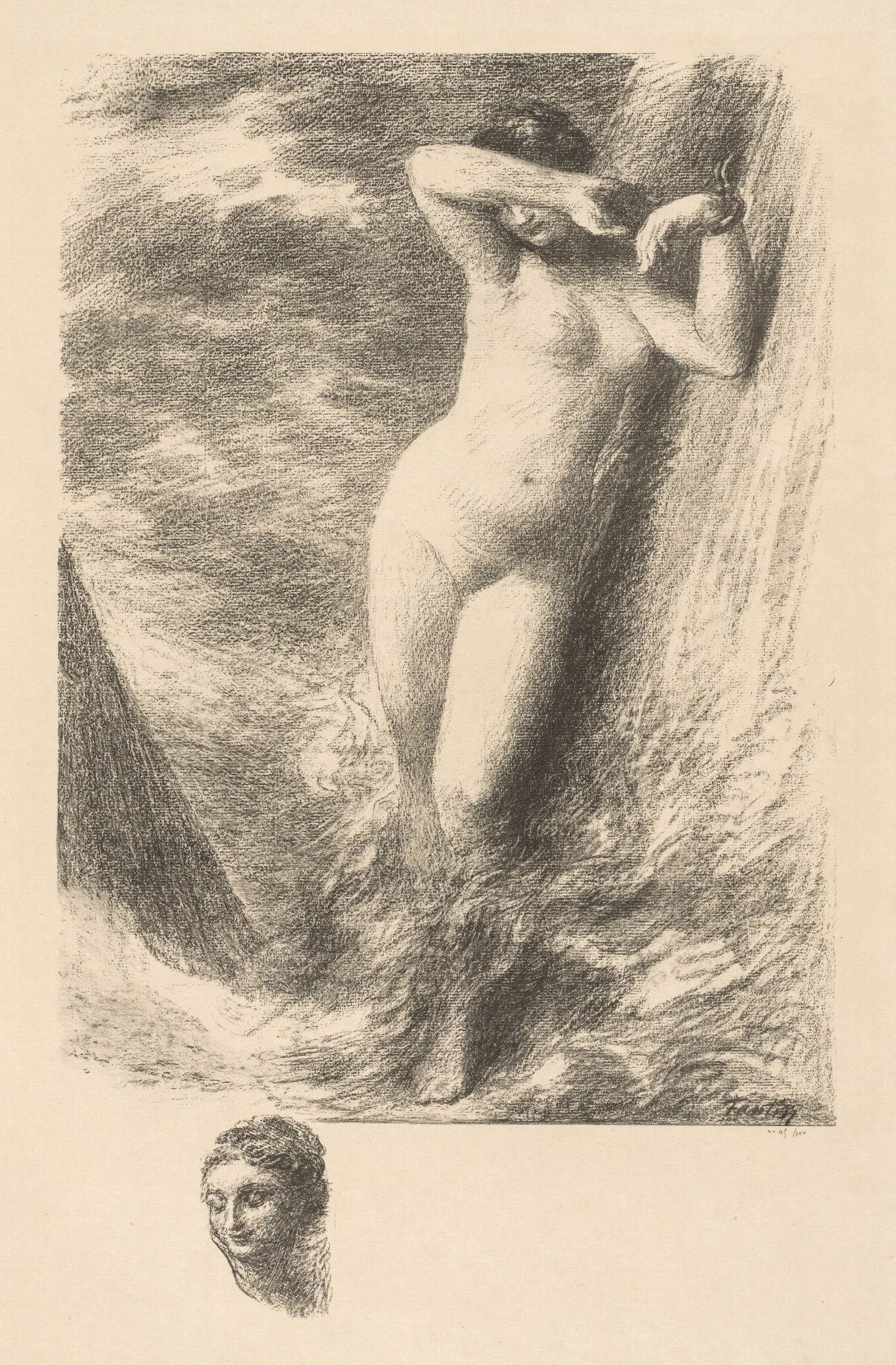 Andromeda 12 Wall Art by Henri Fantin-Latour - Canvas Print