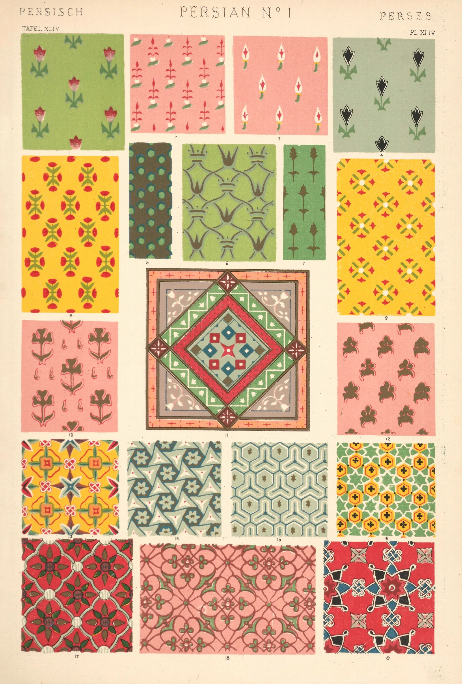 Persian No 1 3 Wall Art by Owen Jones - Canvas Print