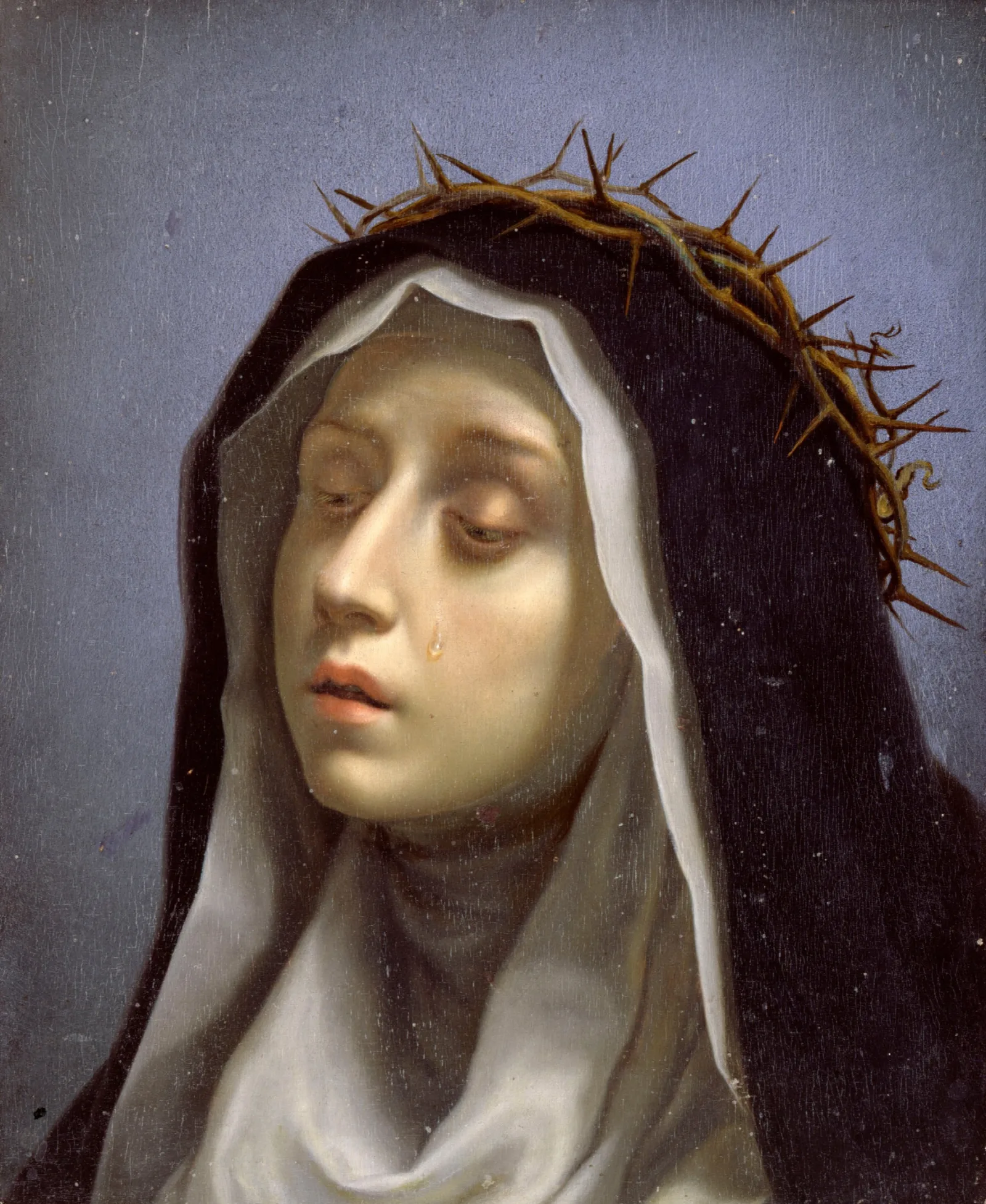 St Catherine Of Siena Wall Art by Carlo Dolci - Canvas Print