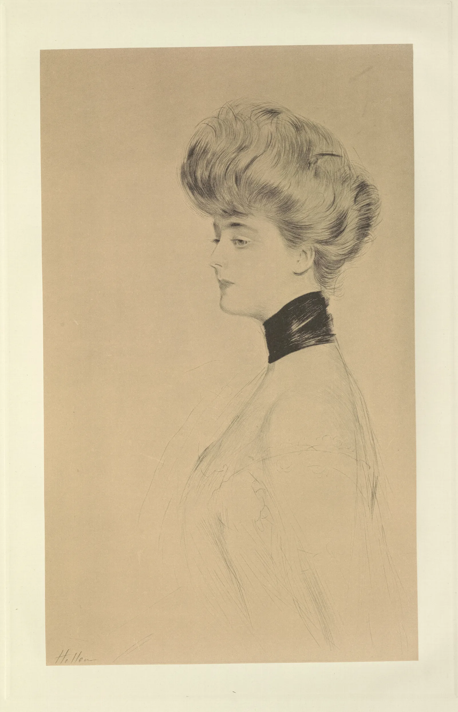 Madame L Wall Art by Paul César Helleu - Canvas Print