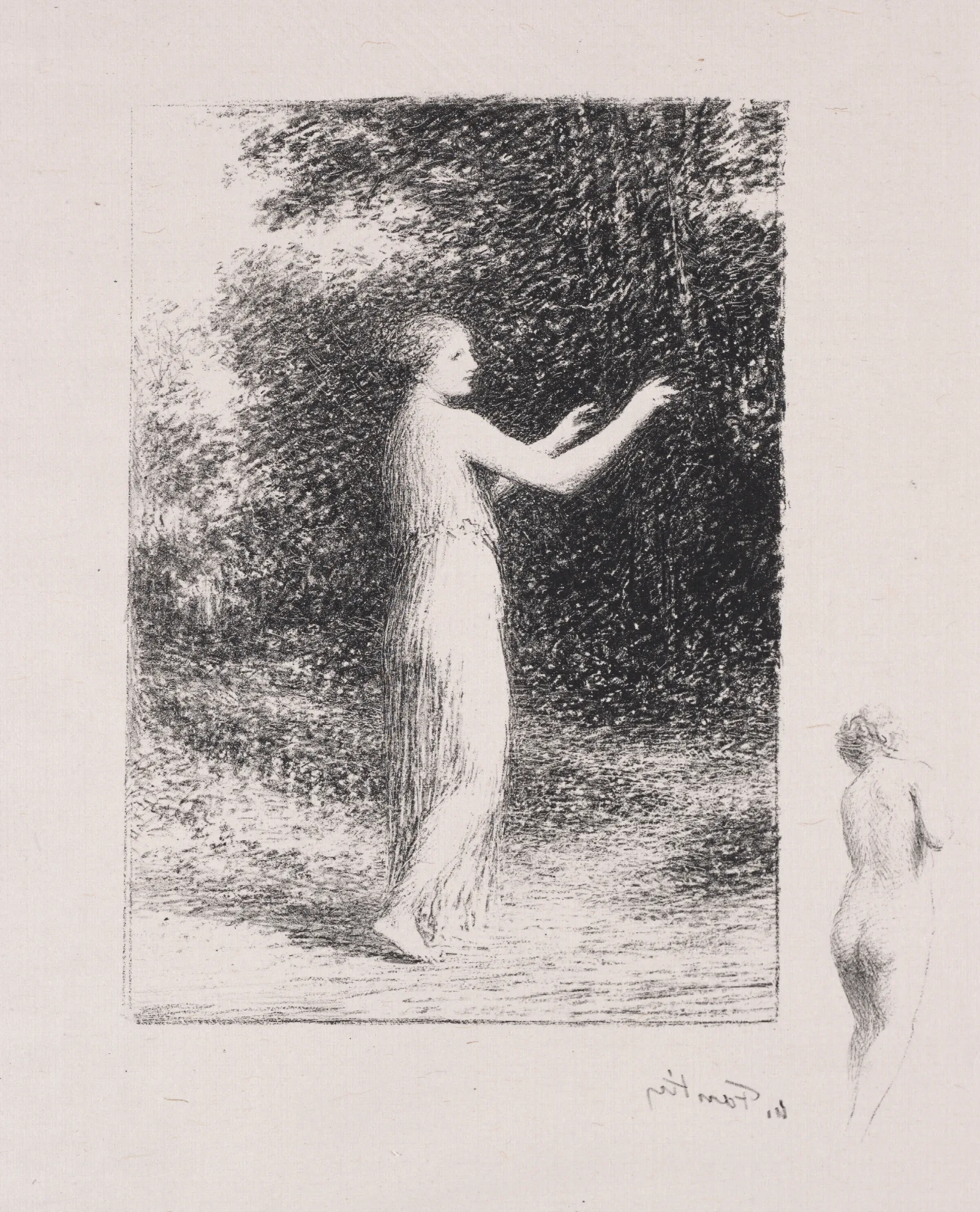 The Beggar 3 Wall Art by Henri Fantin-Latour - Canvas Print