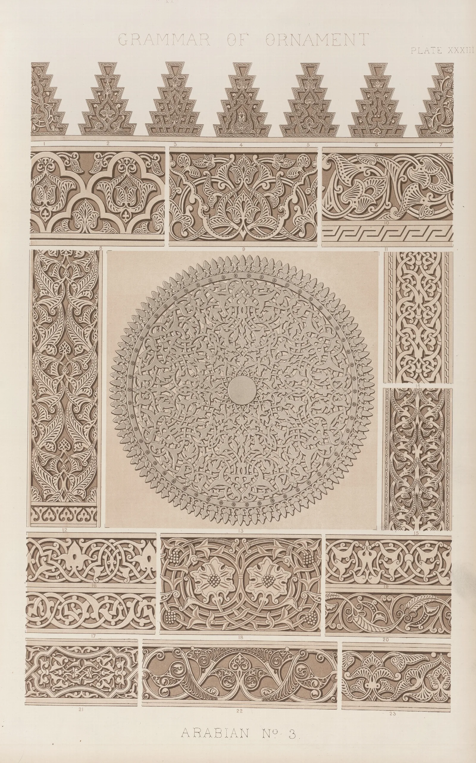 Arabian No 3 2 Wall Art by Owen Jones - Canvas Print
