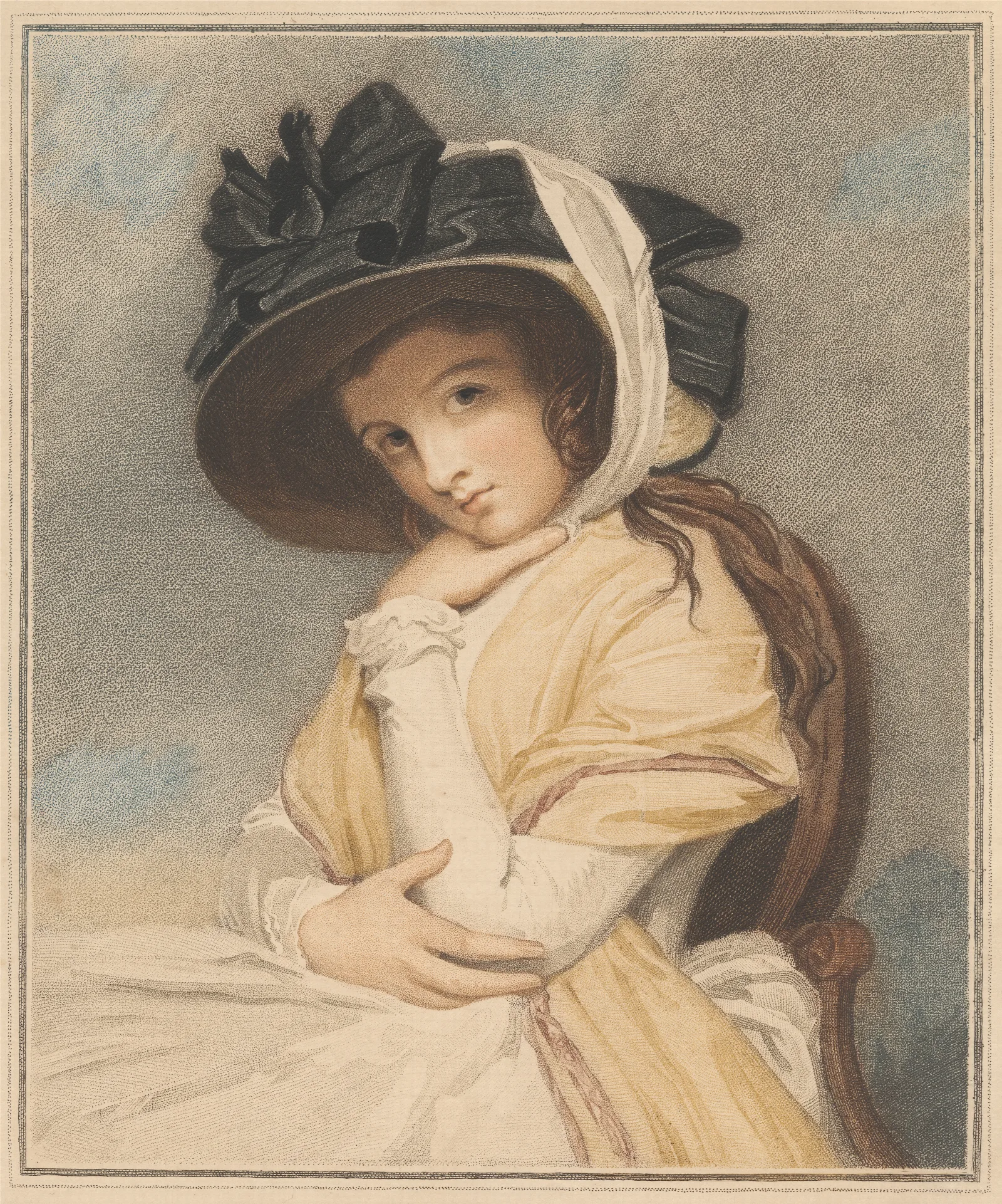 Emma 2 Wall Art by George Romney - Canvas Print
