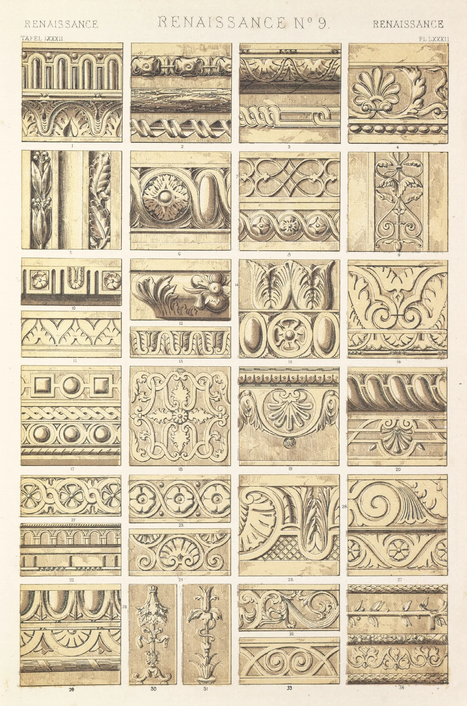 Renaissance No 9 Wall Art by Owen Jones - Canvas Print