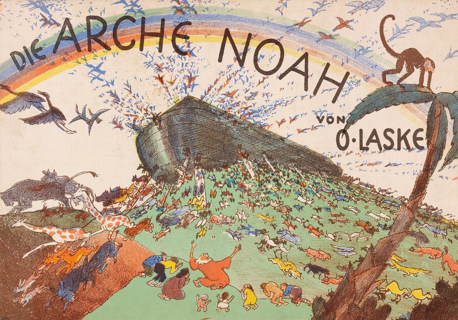 Die Arche Noah Wall Art by Oskar Laske - Canvas Print