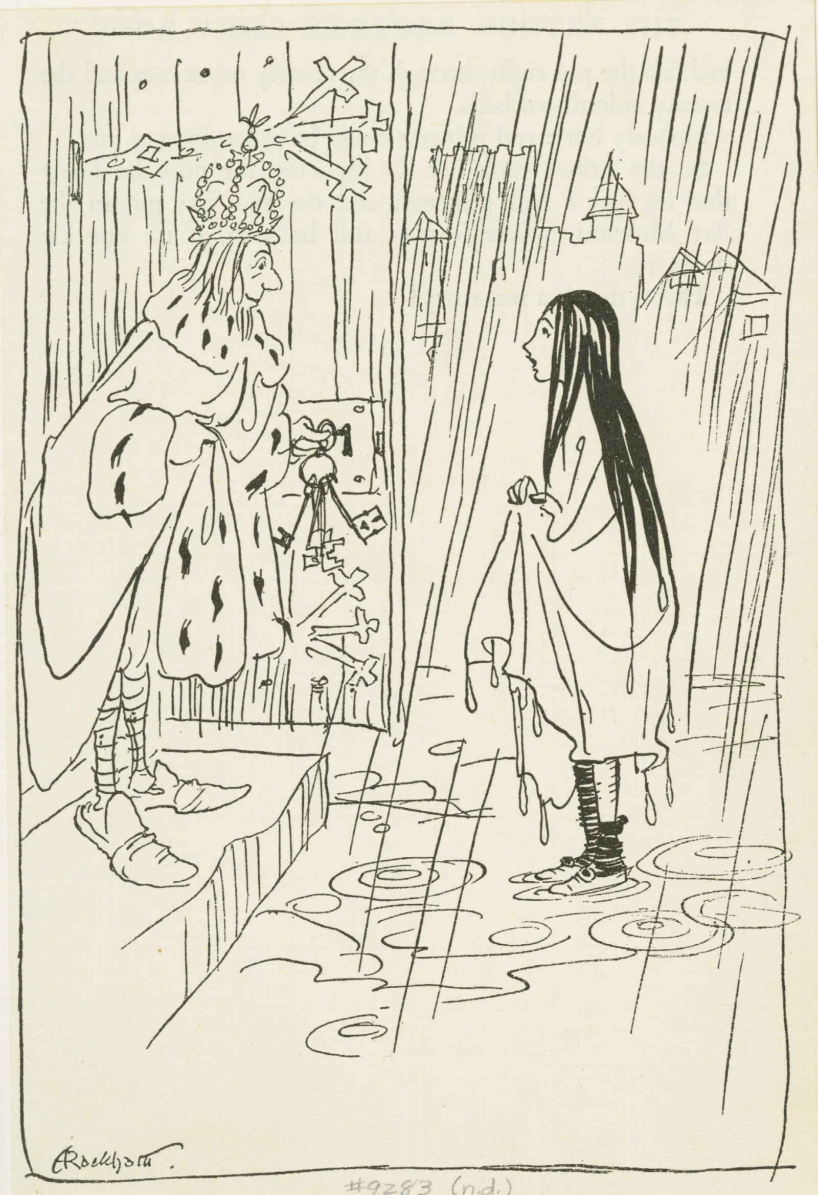 The Princess And The Pea Wall Art by Arthur Rackham - Canvas Print