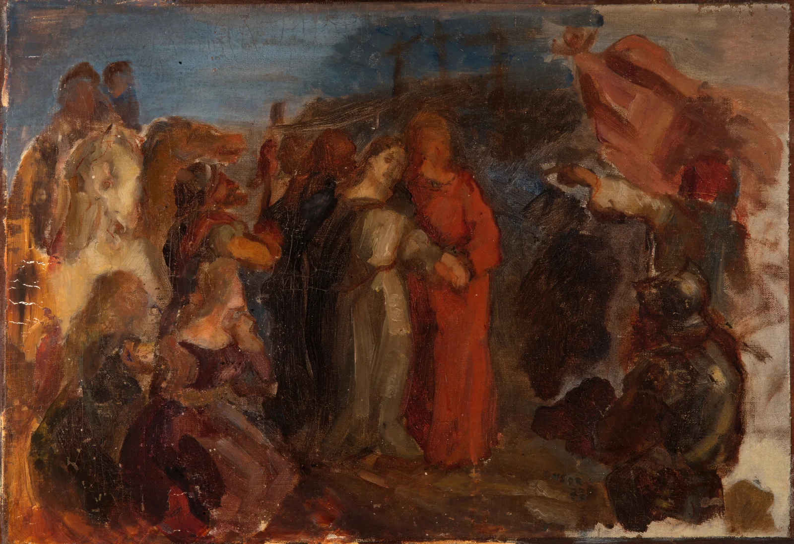 Return From Calvary Wall Art by James Ensor - Canvas Print