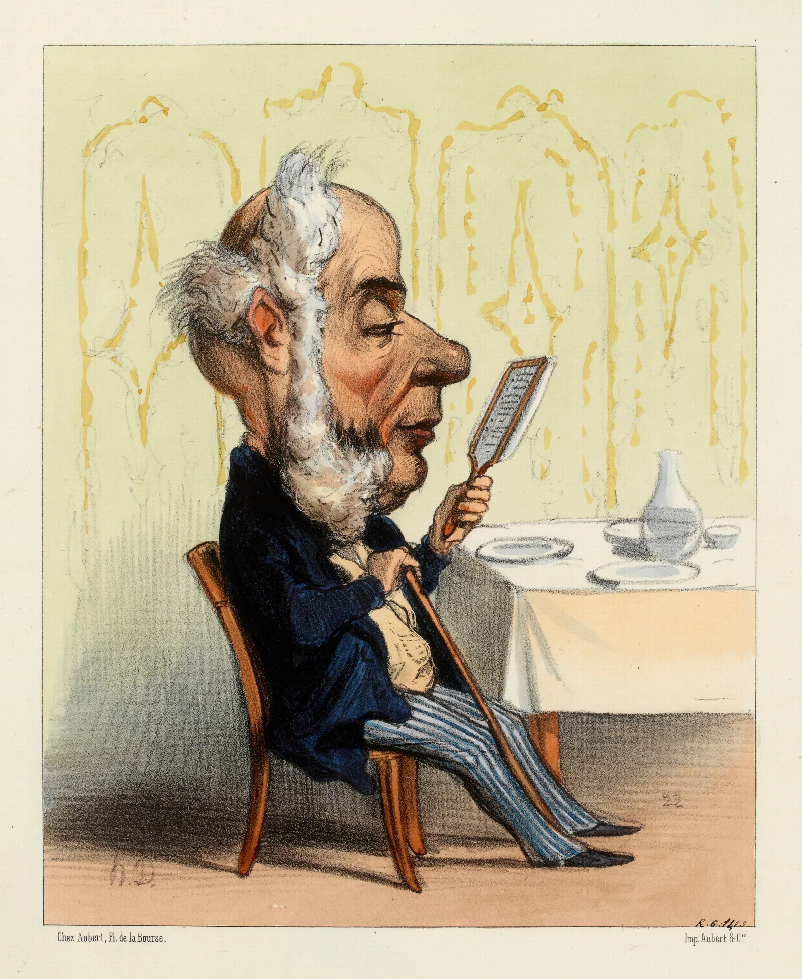 Luneau Wall Art by Honoré Daumier - Canvas Print
