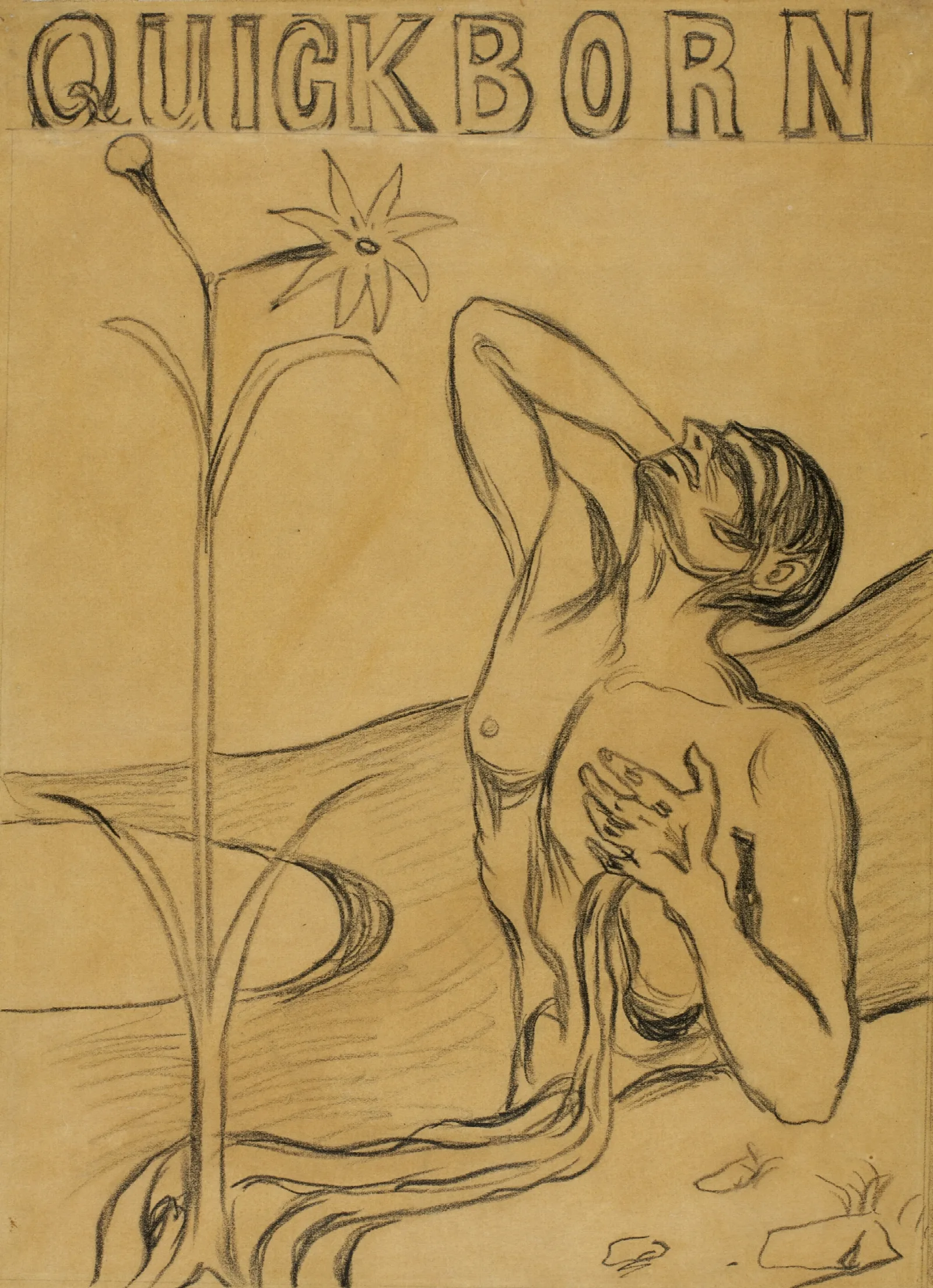 The Flower Of Pain Wall Art by Edvard Munch - Canvas Print