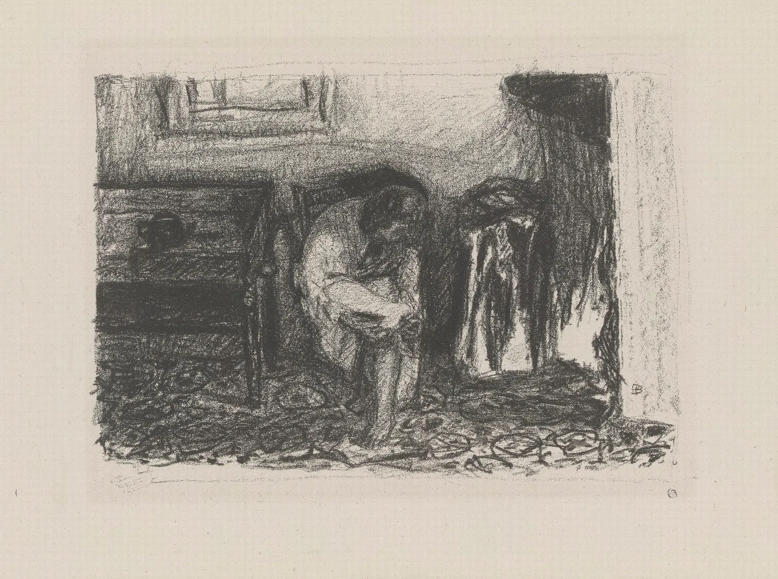 Les Bas 2 Wall Art by Pierre Bonnard - Canvas Print