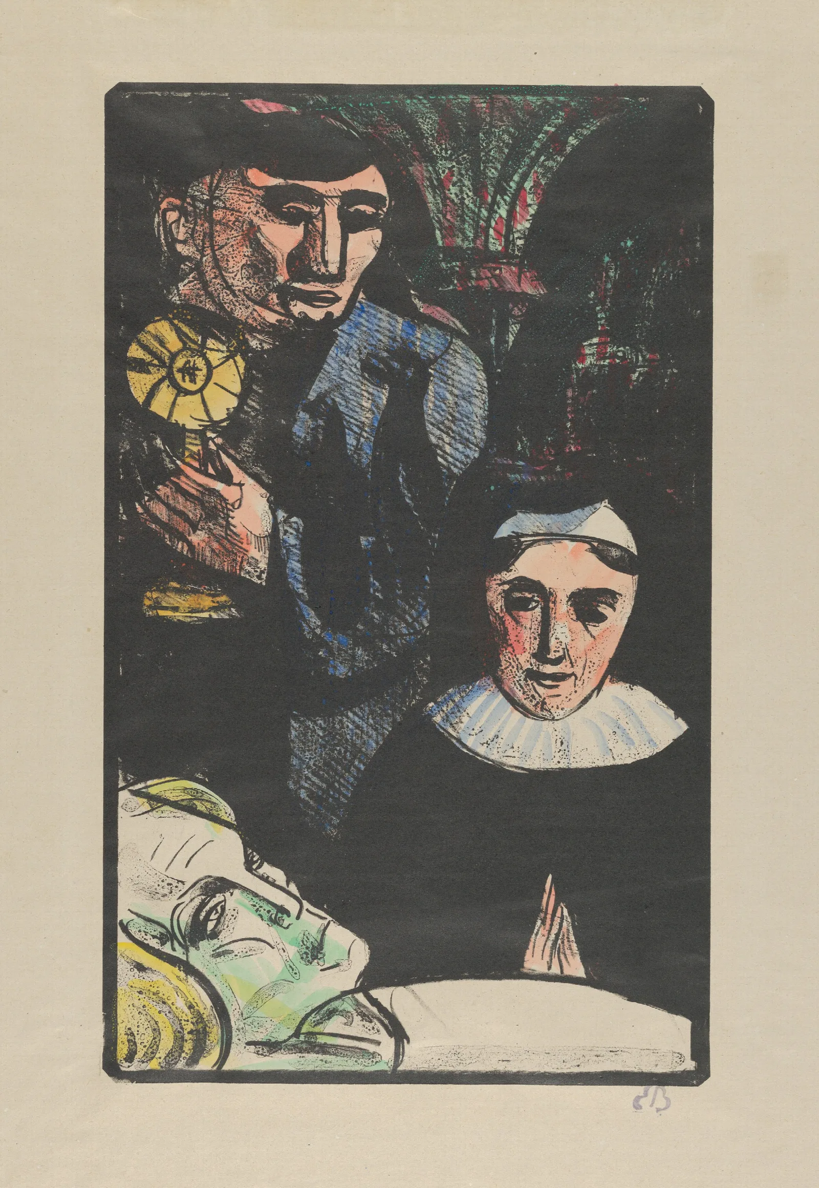 The Old Woman From Berkeley Wall Art by Emile Bernard - Canvas Print
