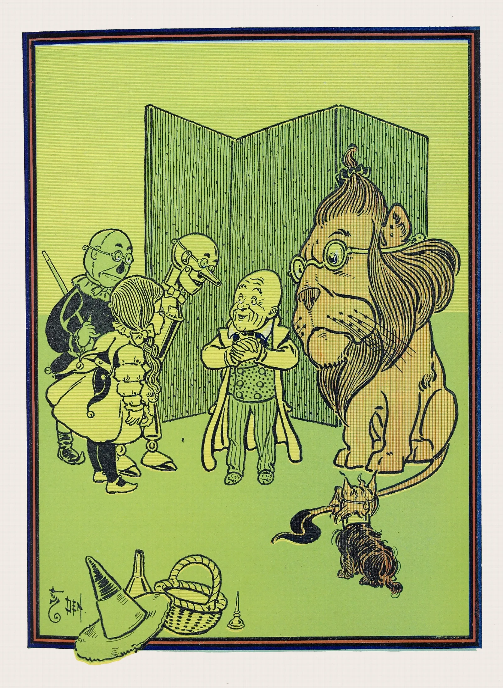 Exactly So I Am A Humbug Wall Art by William Wallace Denslow - Canvas Print