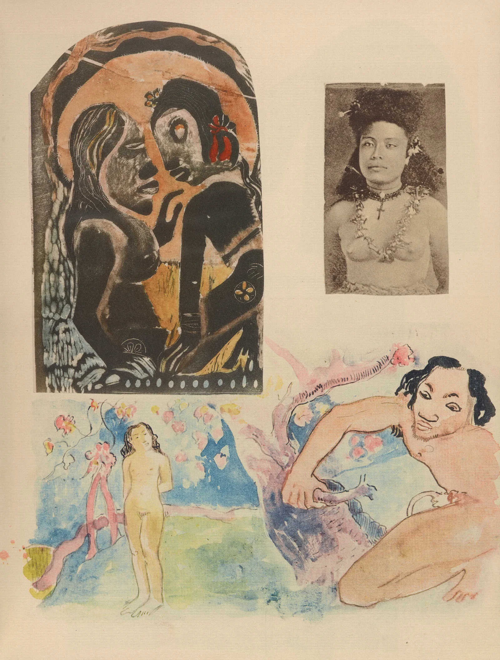 Noanoa Pl 07 Wall Art by Paul Gauguin - Canvas Print