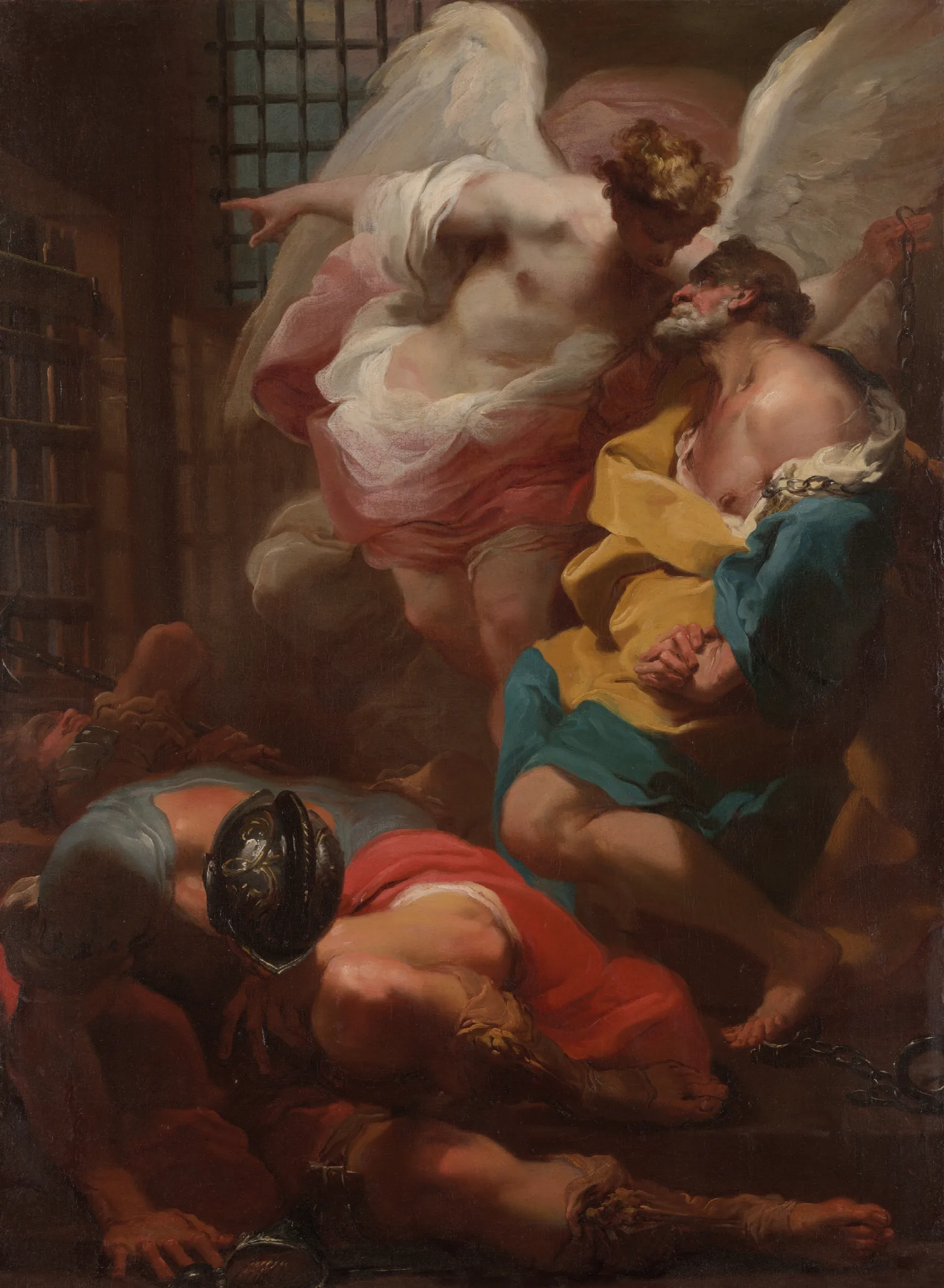 The Liberation Of Saint Peter 4 Wall Art by Gaetano Gandolfi - Canvas Print