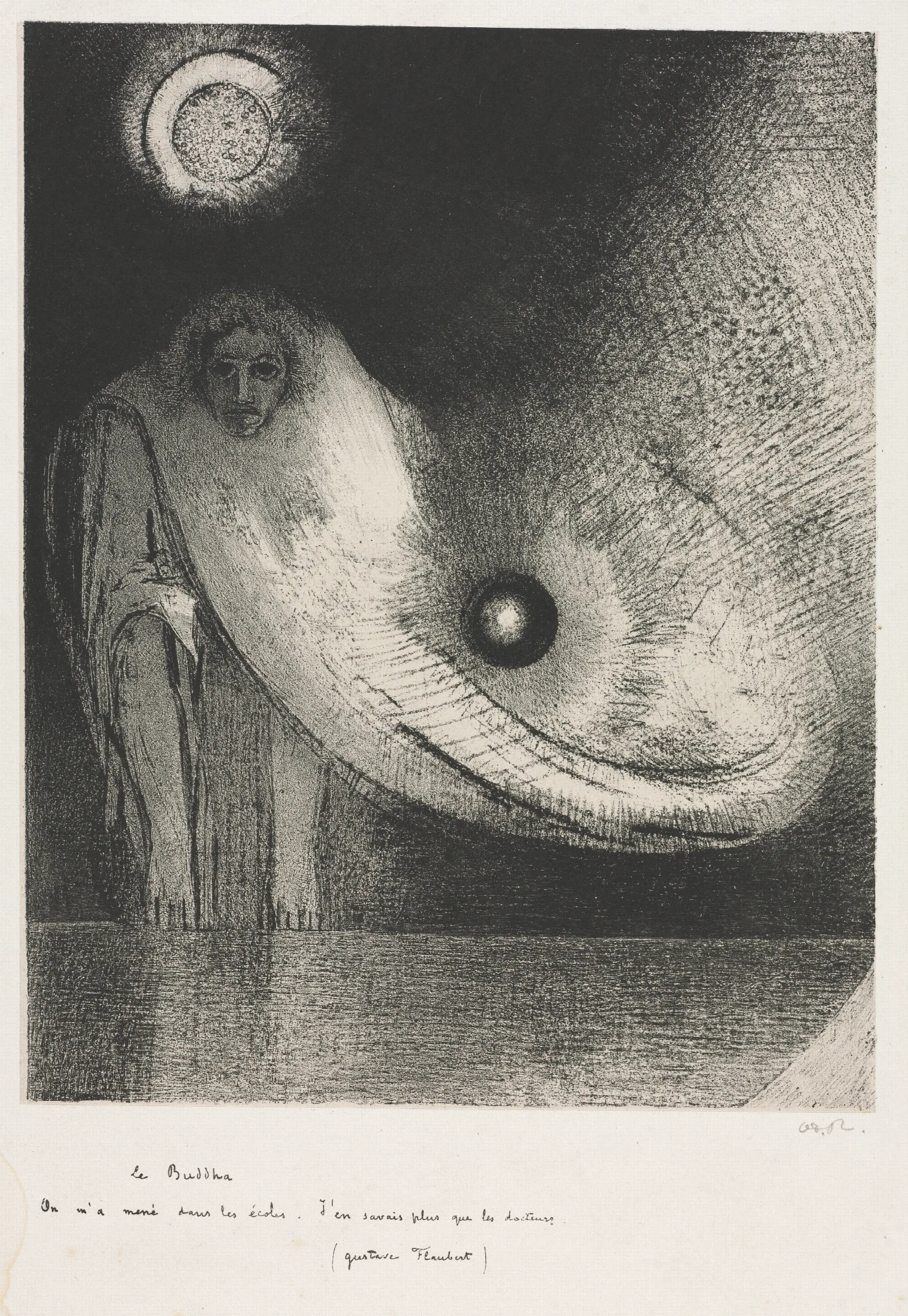 The Buddha 2 Wall Art by Odilon Redon - Canvas Print