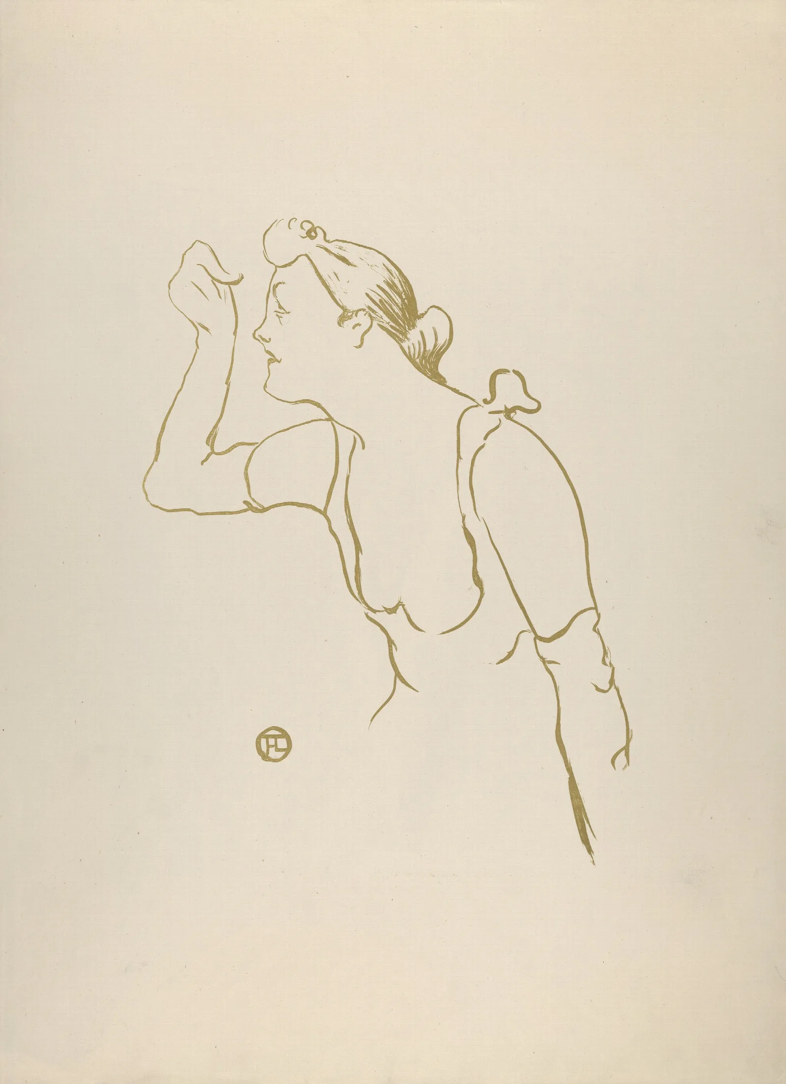 Paula Brebion Wall Art by Henri de Toulouse-Lautrec - Canvas Print