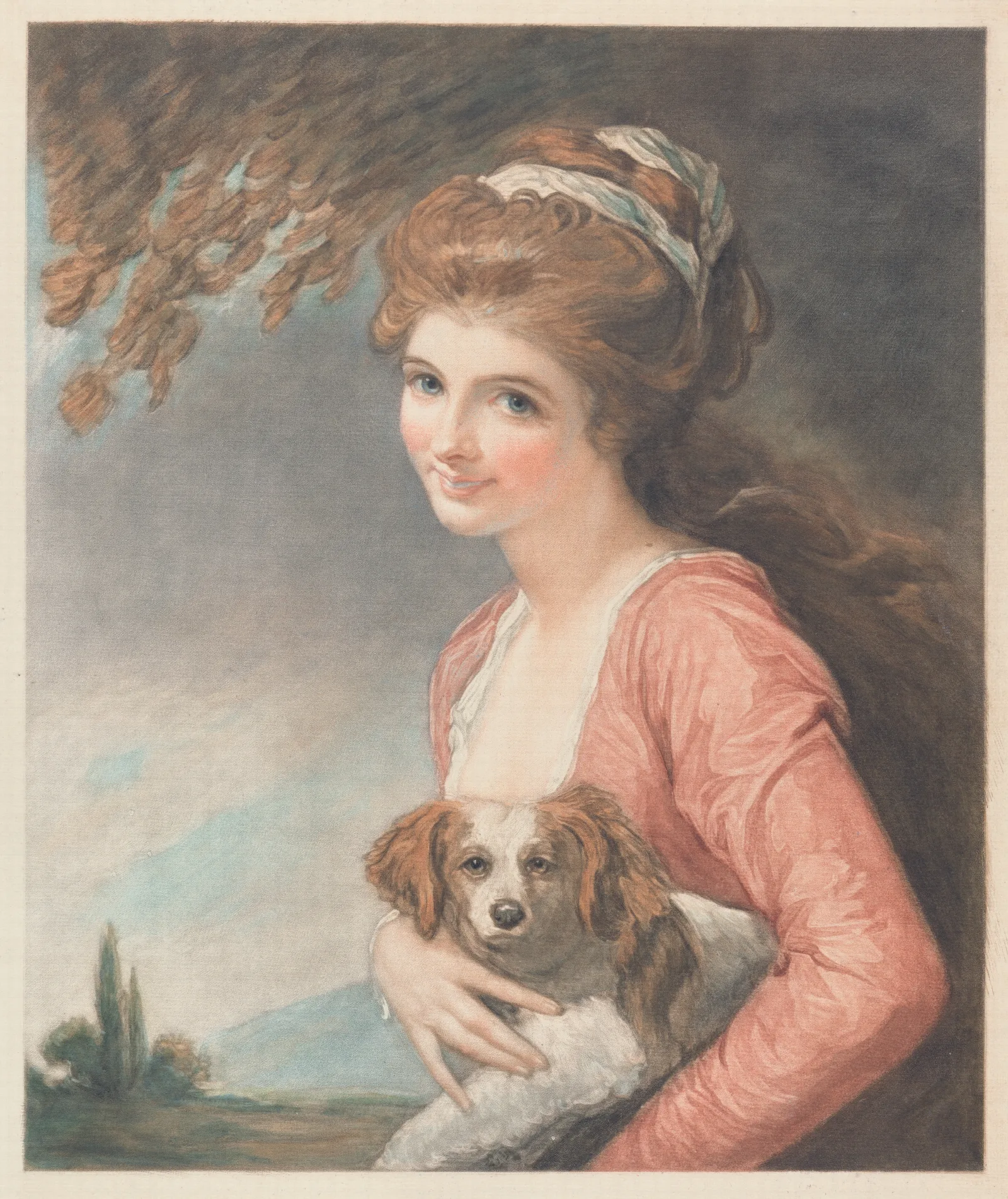 Lady Hamilton As Nature Wall Art by George Romney - Canvas Print