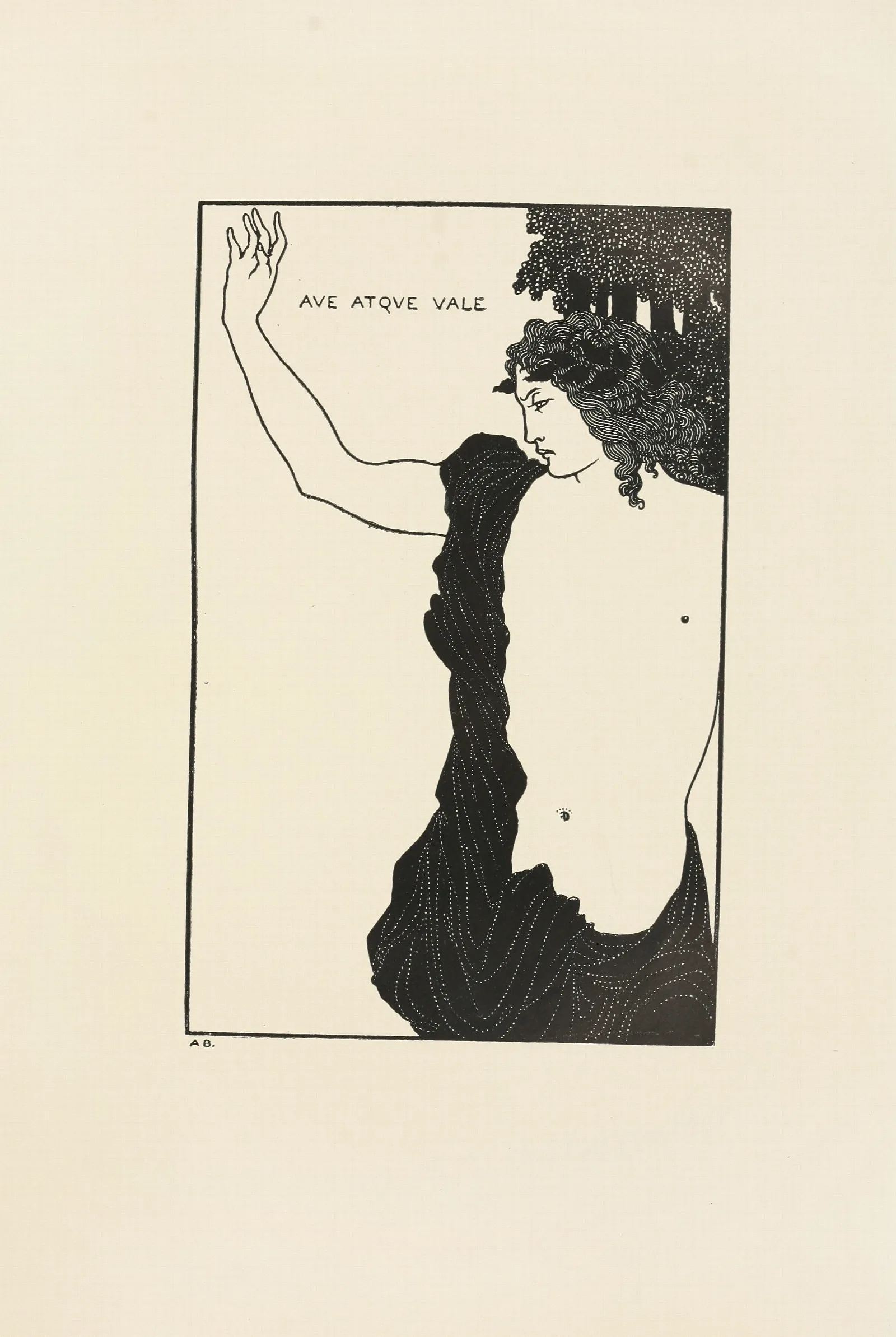 Under The Hill Pl 09 Wall Art by Aubrey Vincent Beardsley - Canvas Print