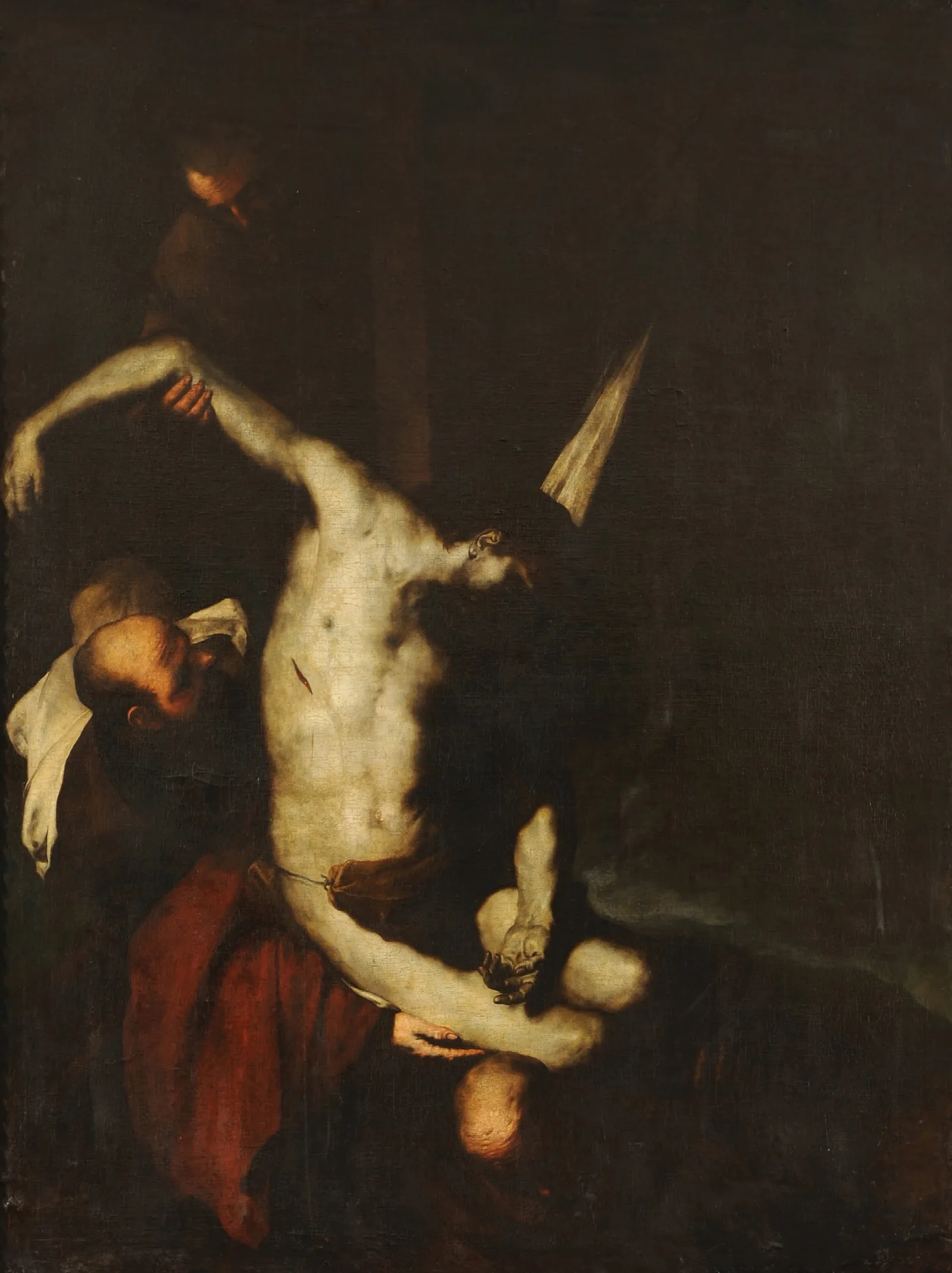 The Descent From The Cross 17 Wall Art by Luca Giordano - Canvas Print