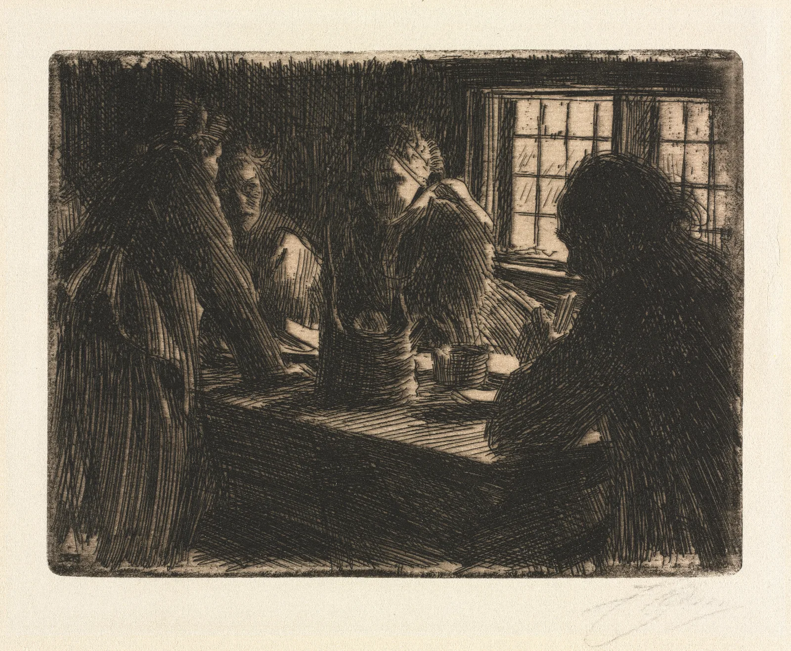 The Brides Maid 2 Wall Art by Anders Zorn - Canvas Print