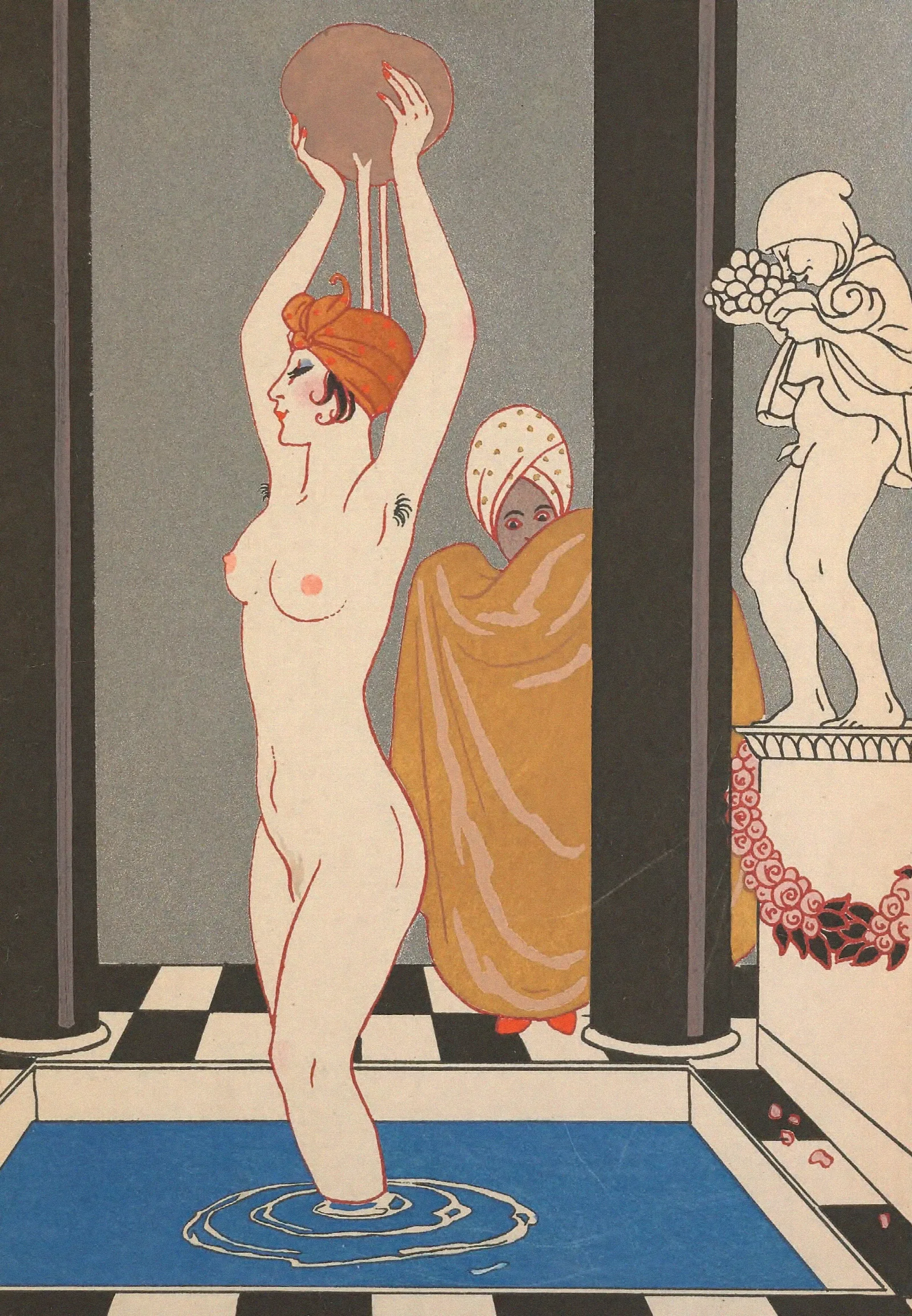 La Vasque Wall Art by George Barbier - Canvas Print
