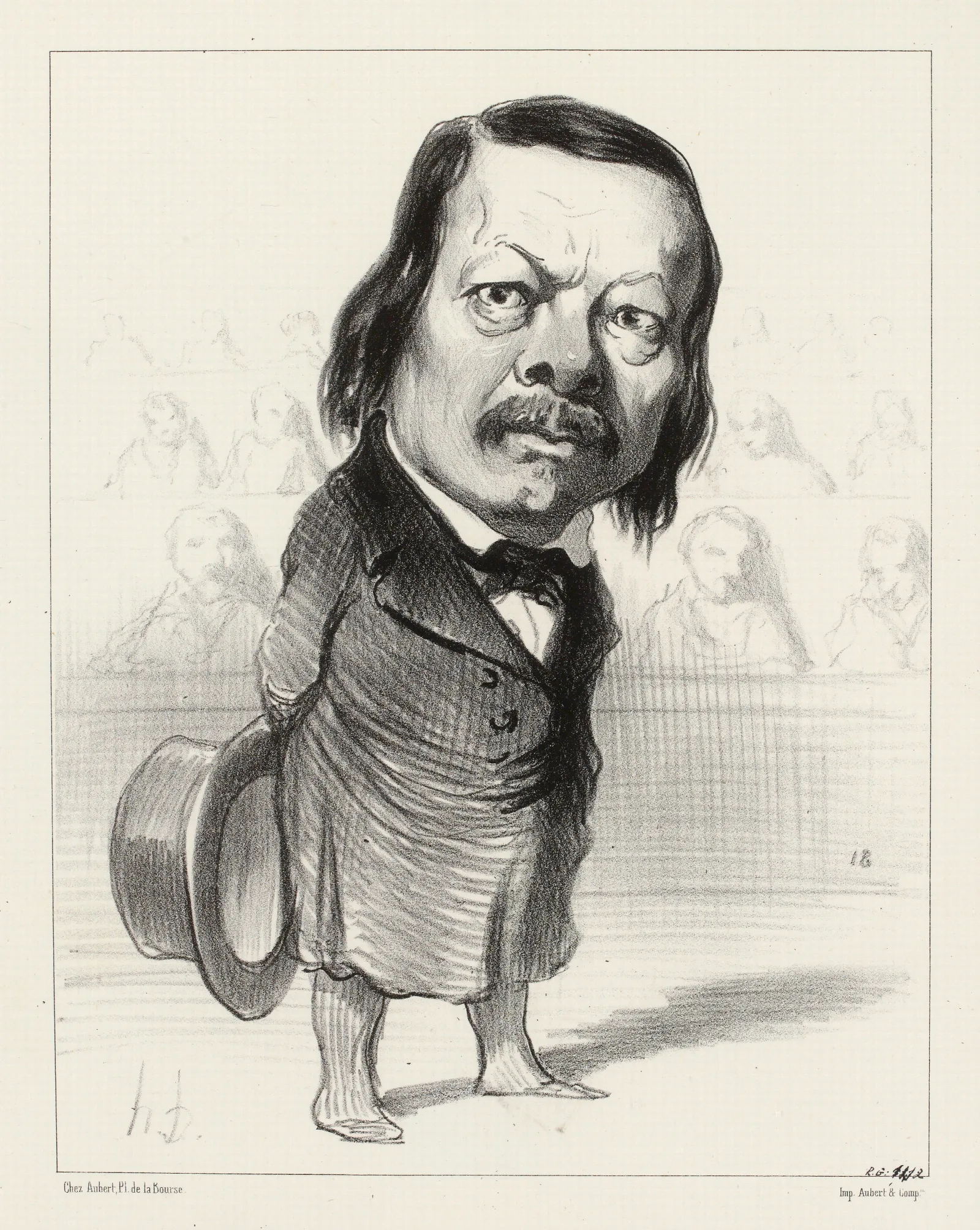 Ferdinand Flocon Wall Art by Honoré Daumier - Canvas Print