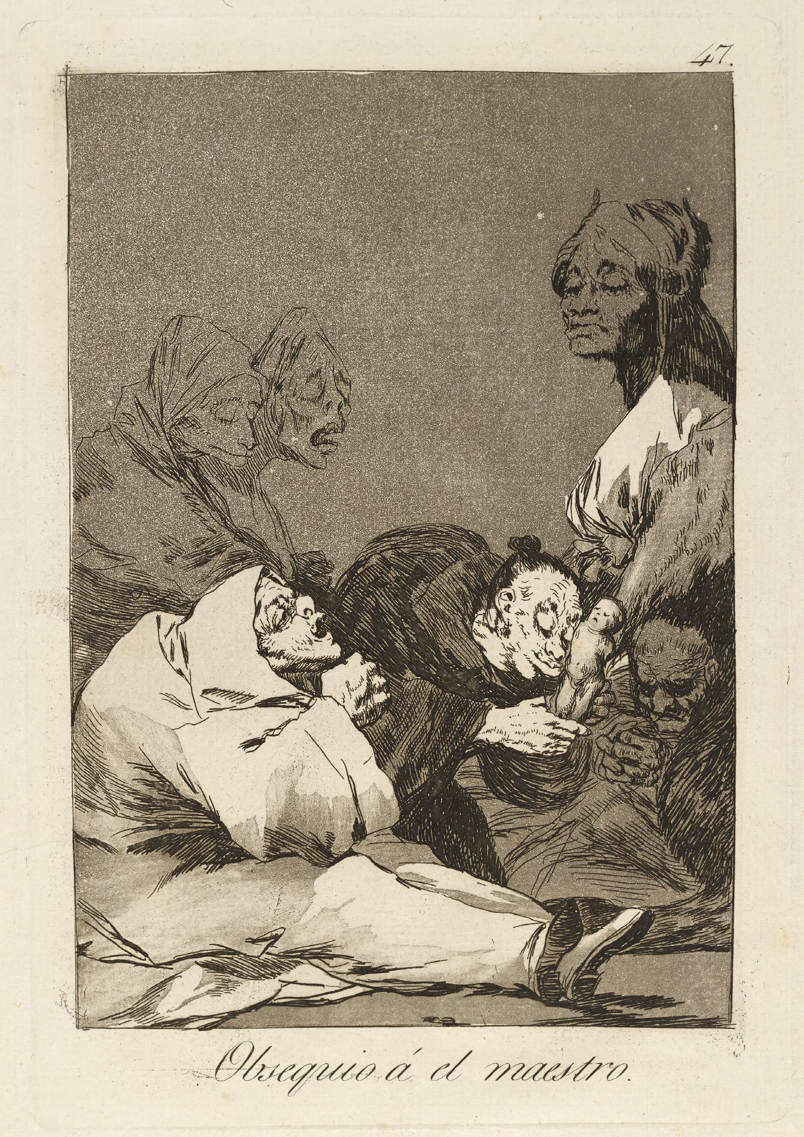 Obsequio A El Maestro A Gift For The Master Wall Art by Francisco de Goya - Canvas Print